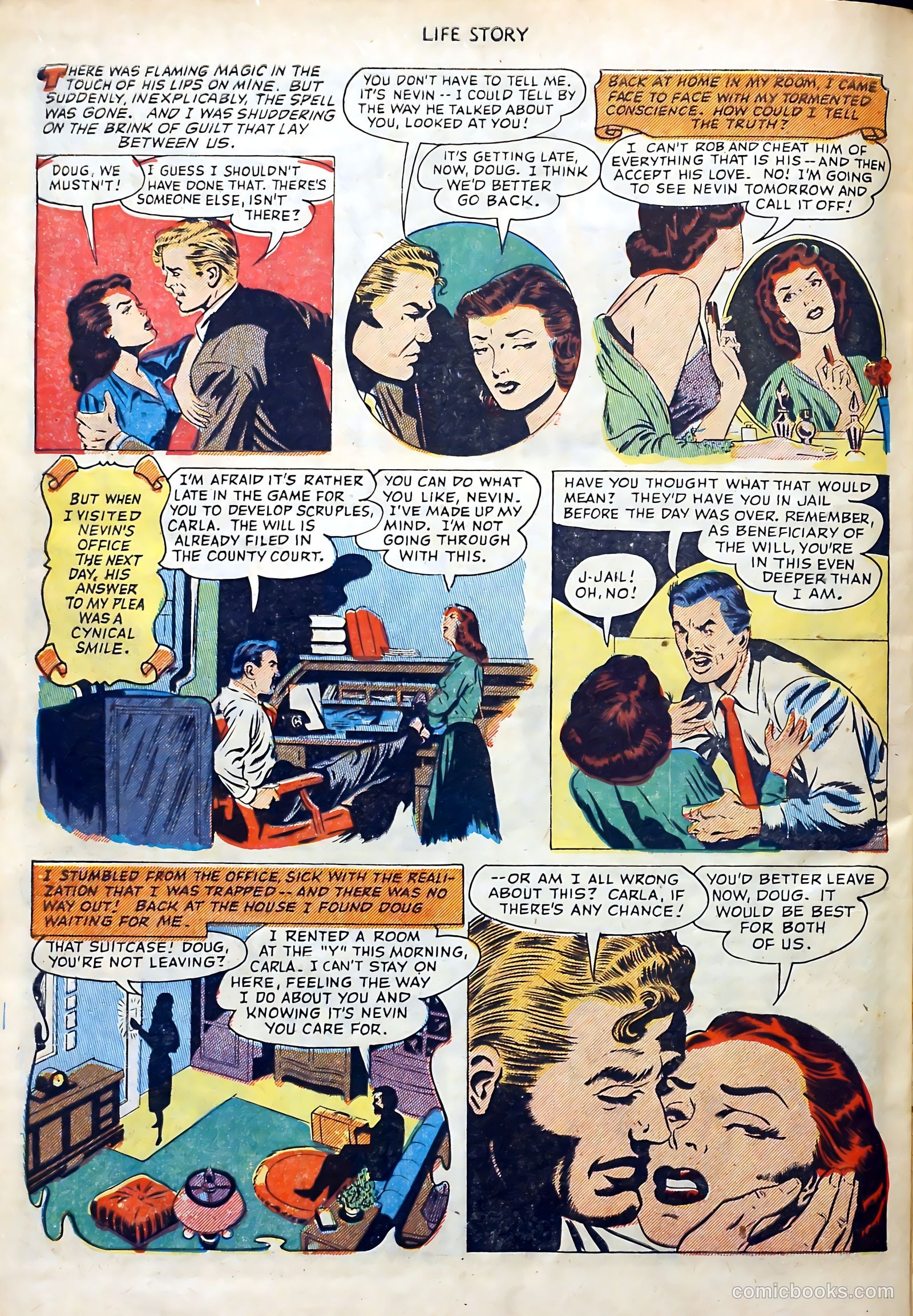 Life Story #36 (1952) — page 33 of 37