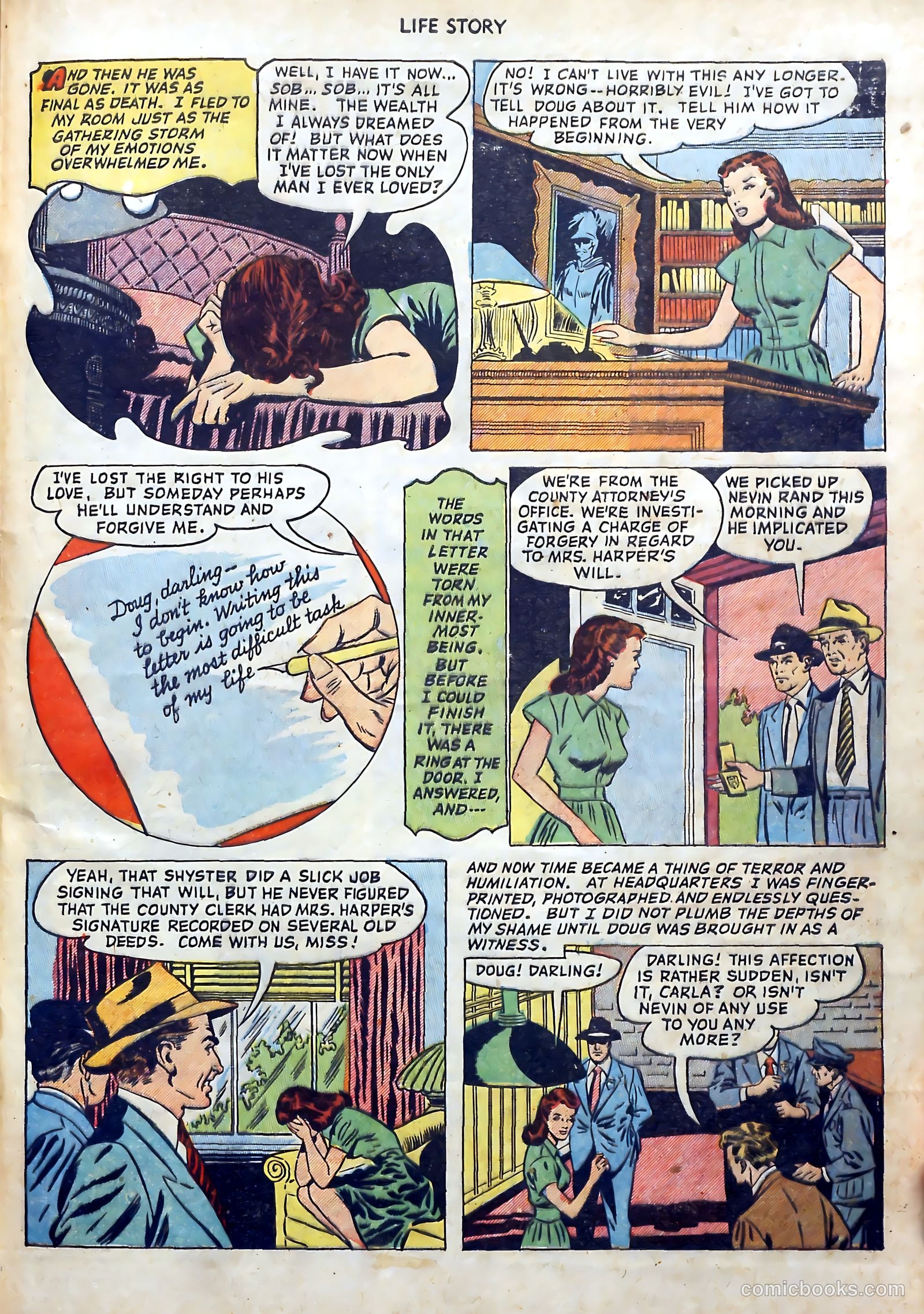 Life Story #36 (1952) — page 34 of 37
