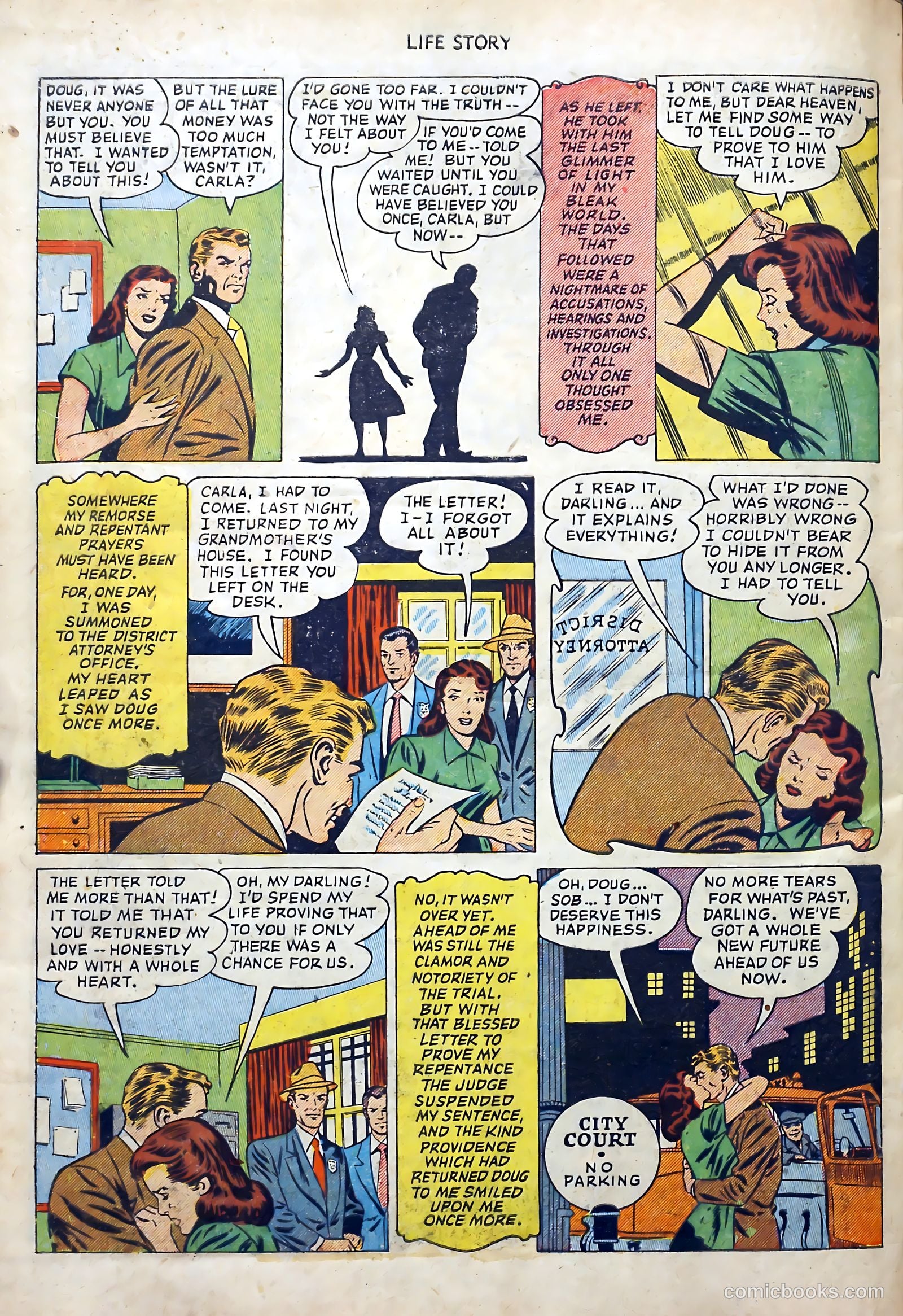 Life Story #36 (1952) — page 35 of 37
