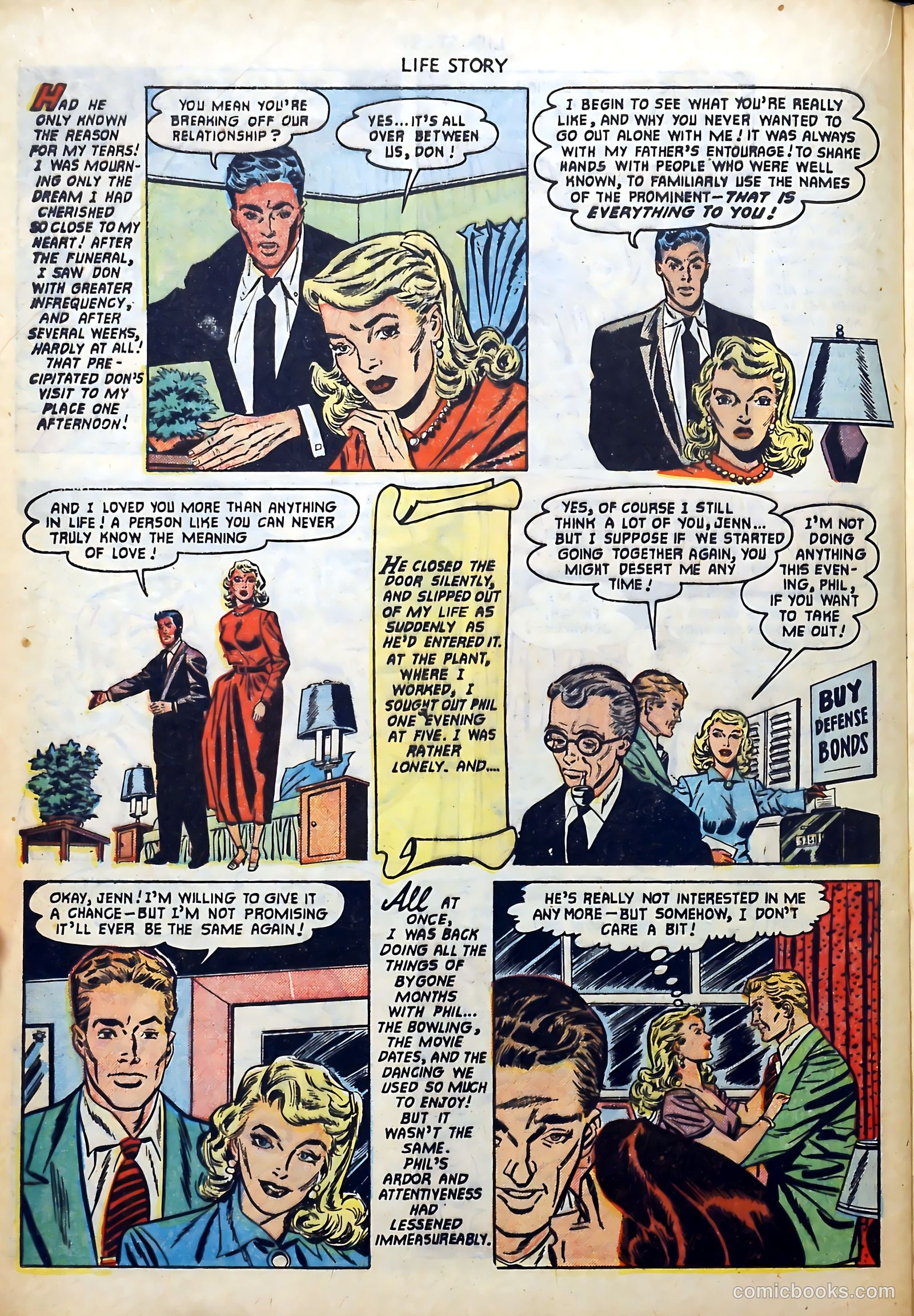 Life Story #37 (1952) — page 22 of 36