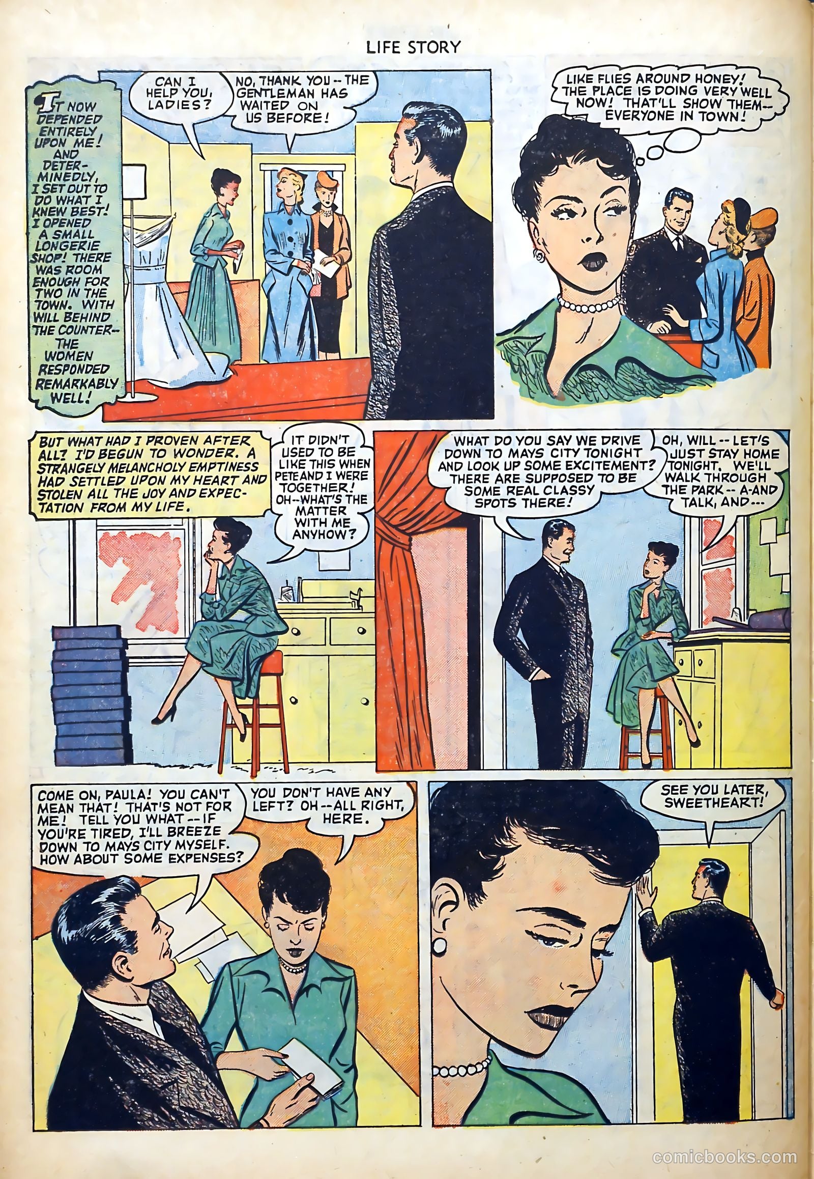 Life Story #37 (1952) — page 32 of 36