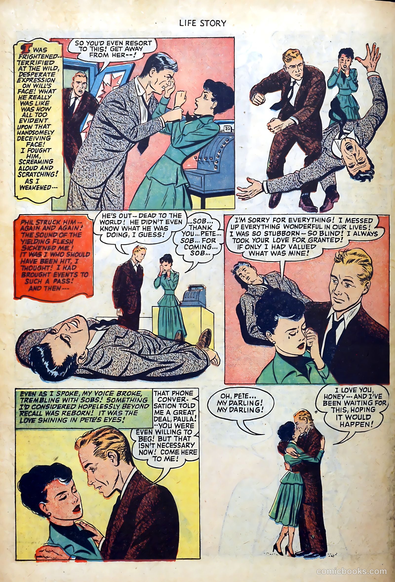 Life Story #37 (1952) — page 34 of 36