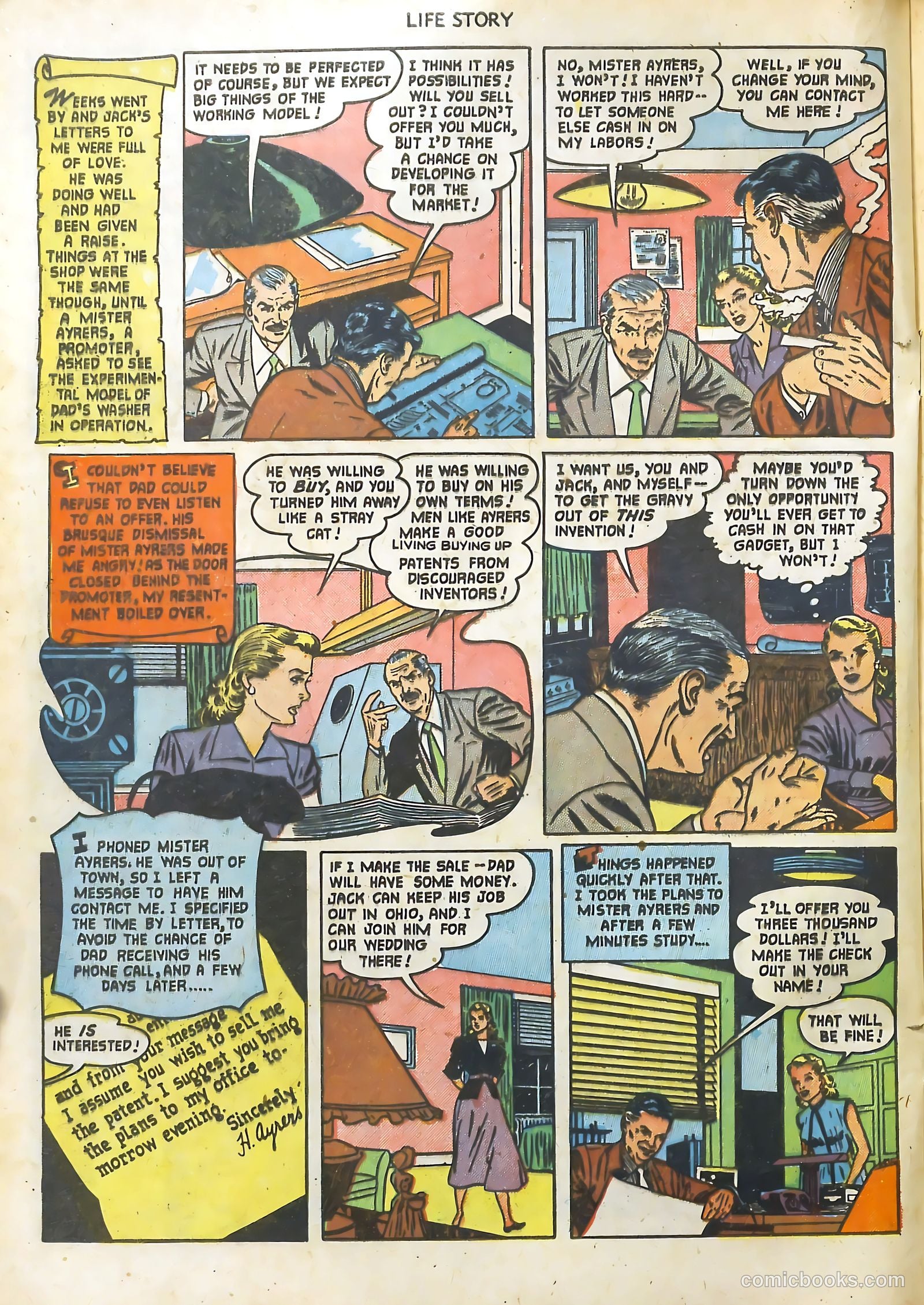 Life Story #38 (1952) — page 20 of 36