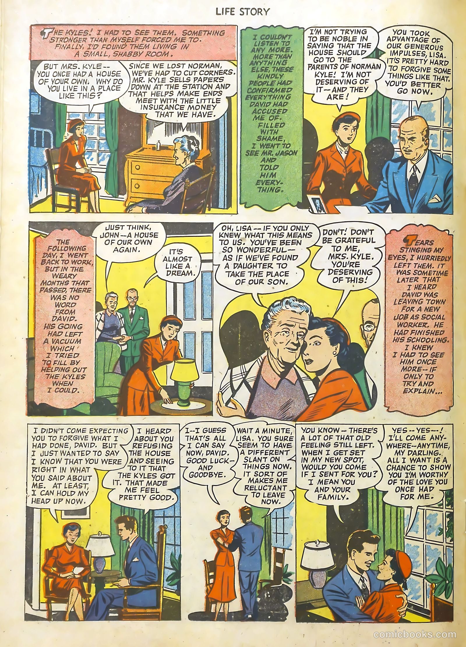 Life Story #38 (1952) — page 34 of 36