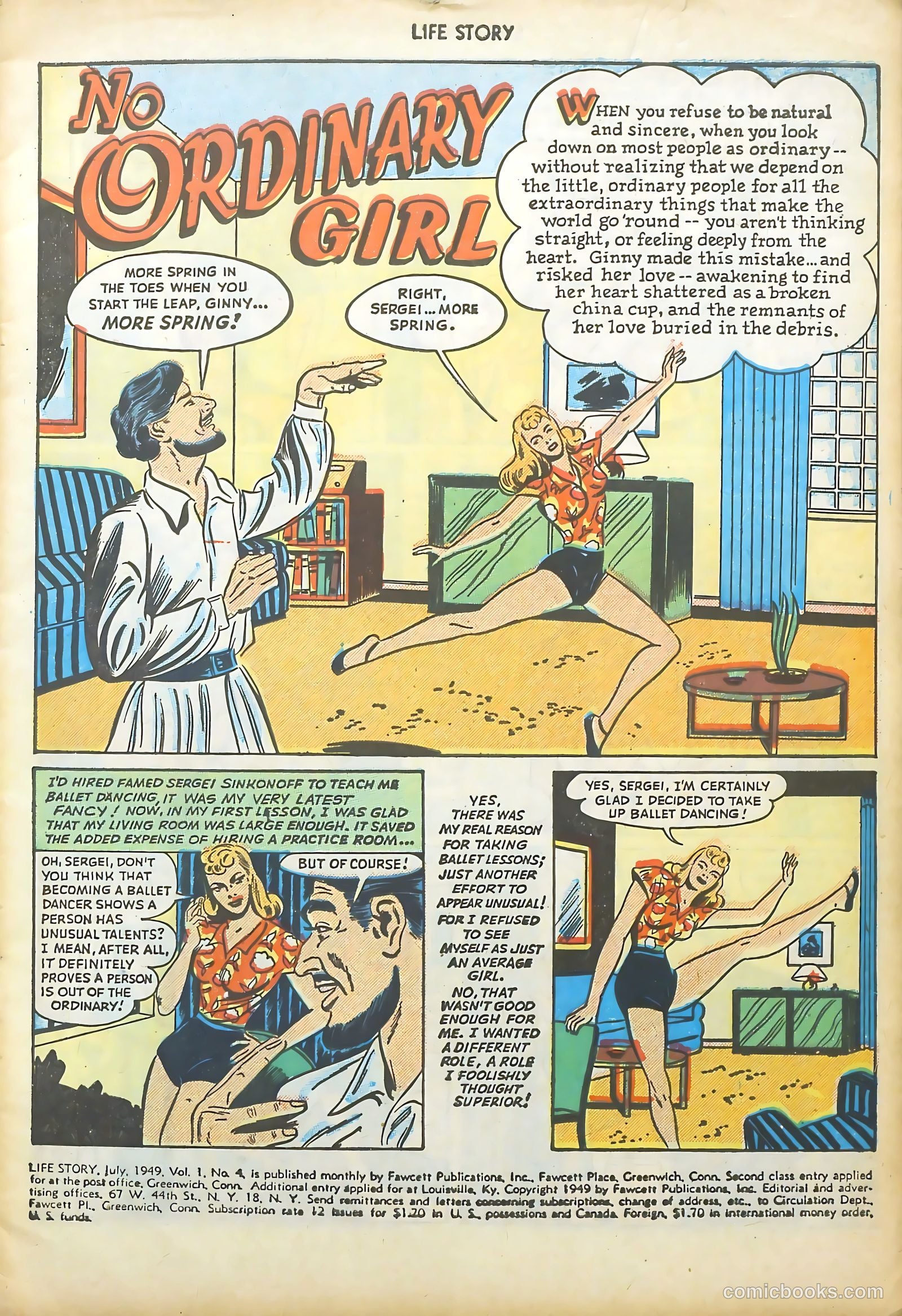 Life Story #4 (1949) — page 3 of 52
