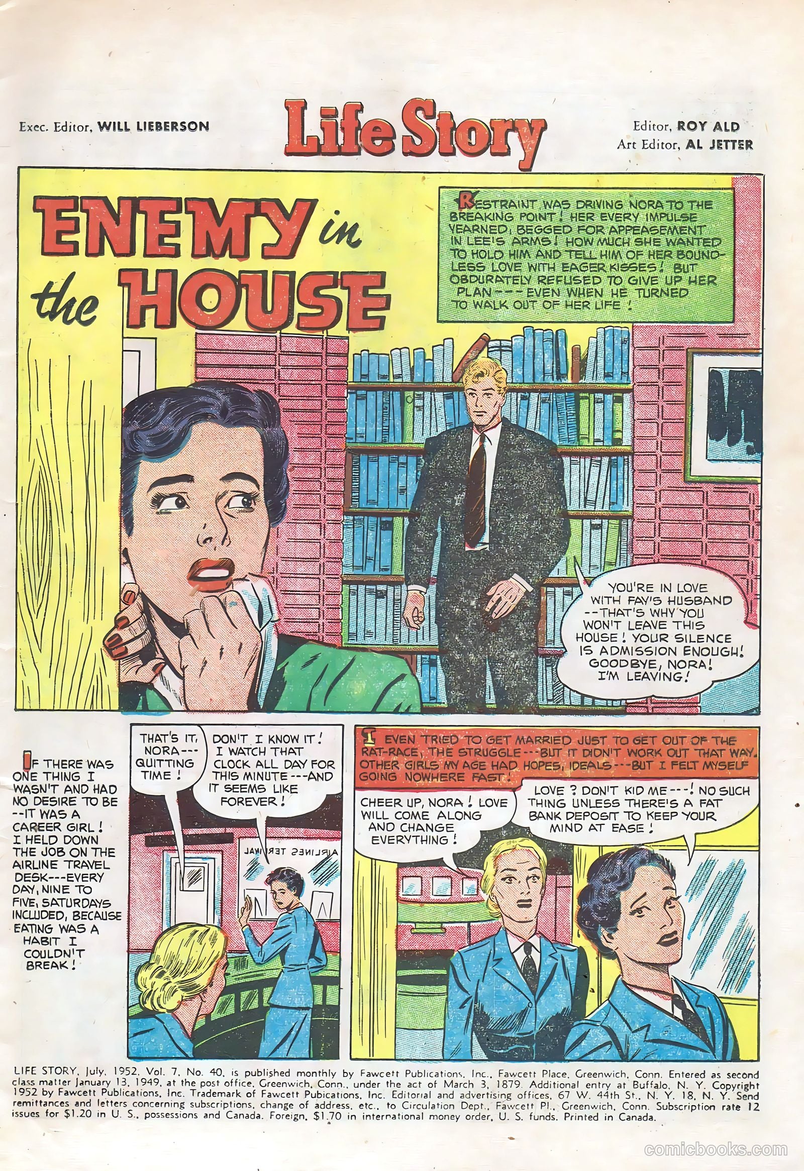 Life Story #40 (1952) — page 3 of 36