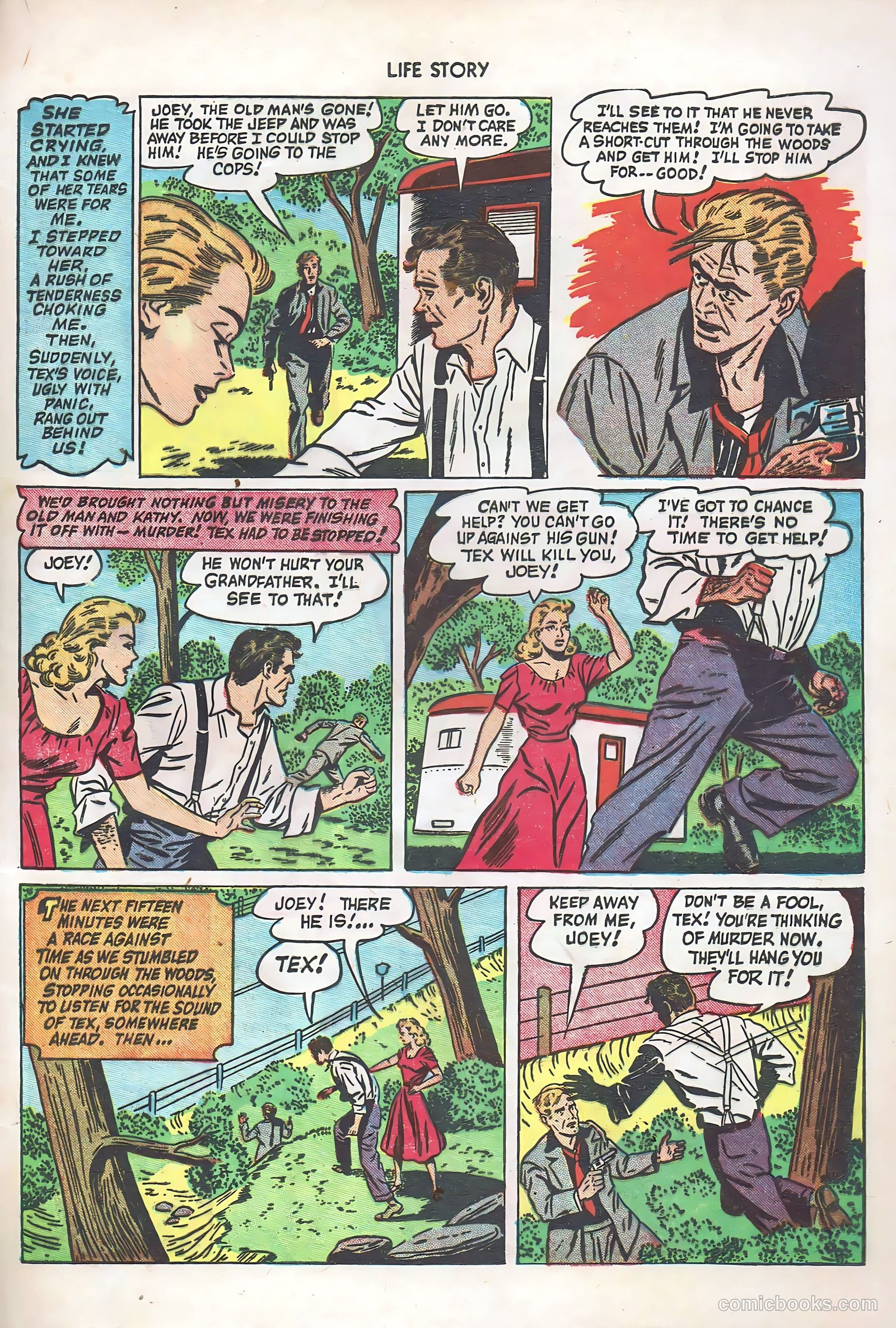 Life Story #40 (1952) — page 33 of 36