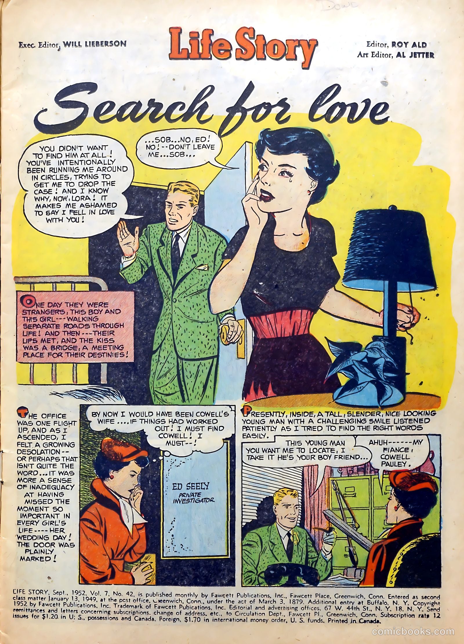 Life Story #42 (1952) — page 3 of 36