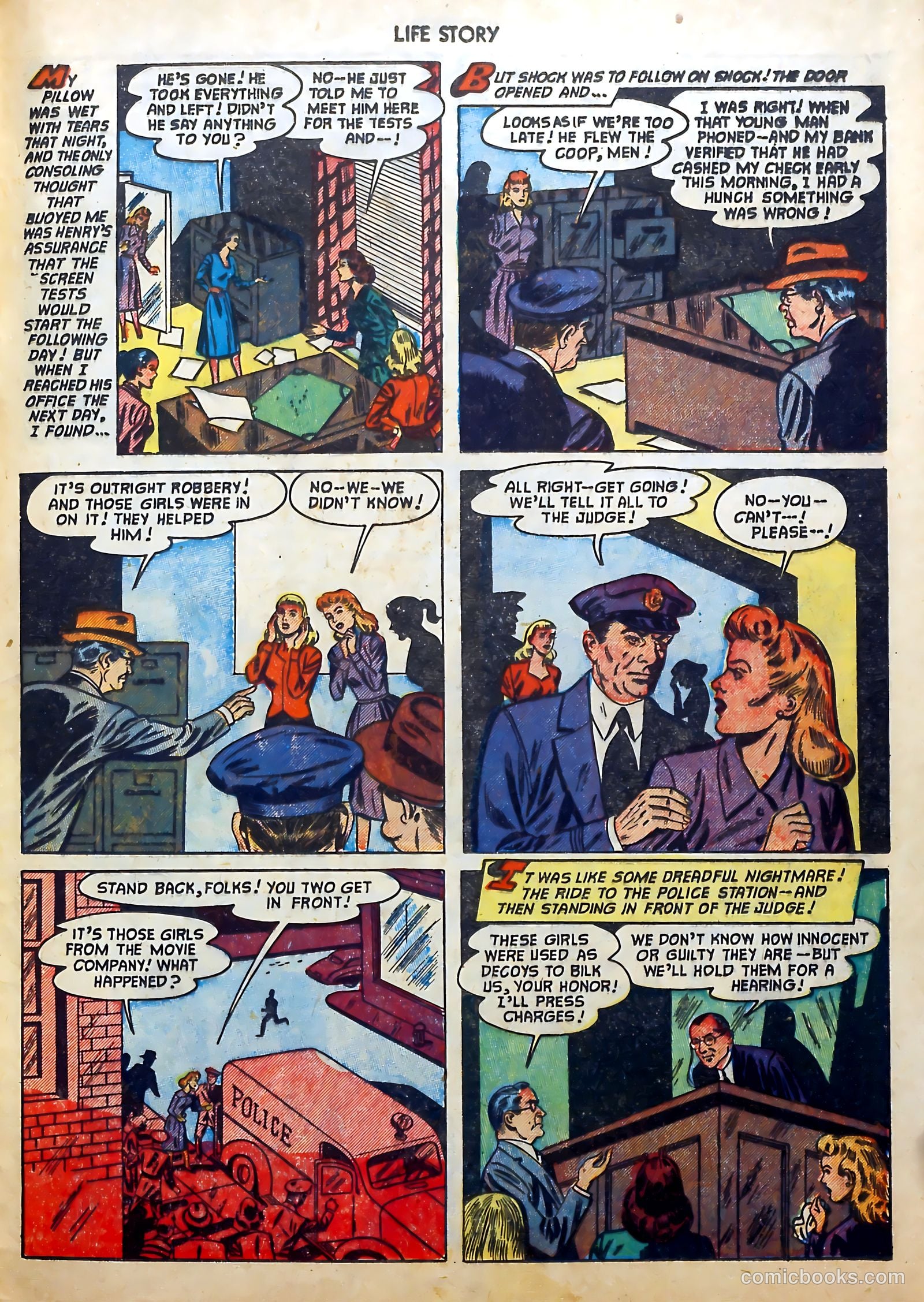 Life Story #42 (1952) — page 33 of 36