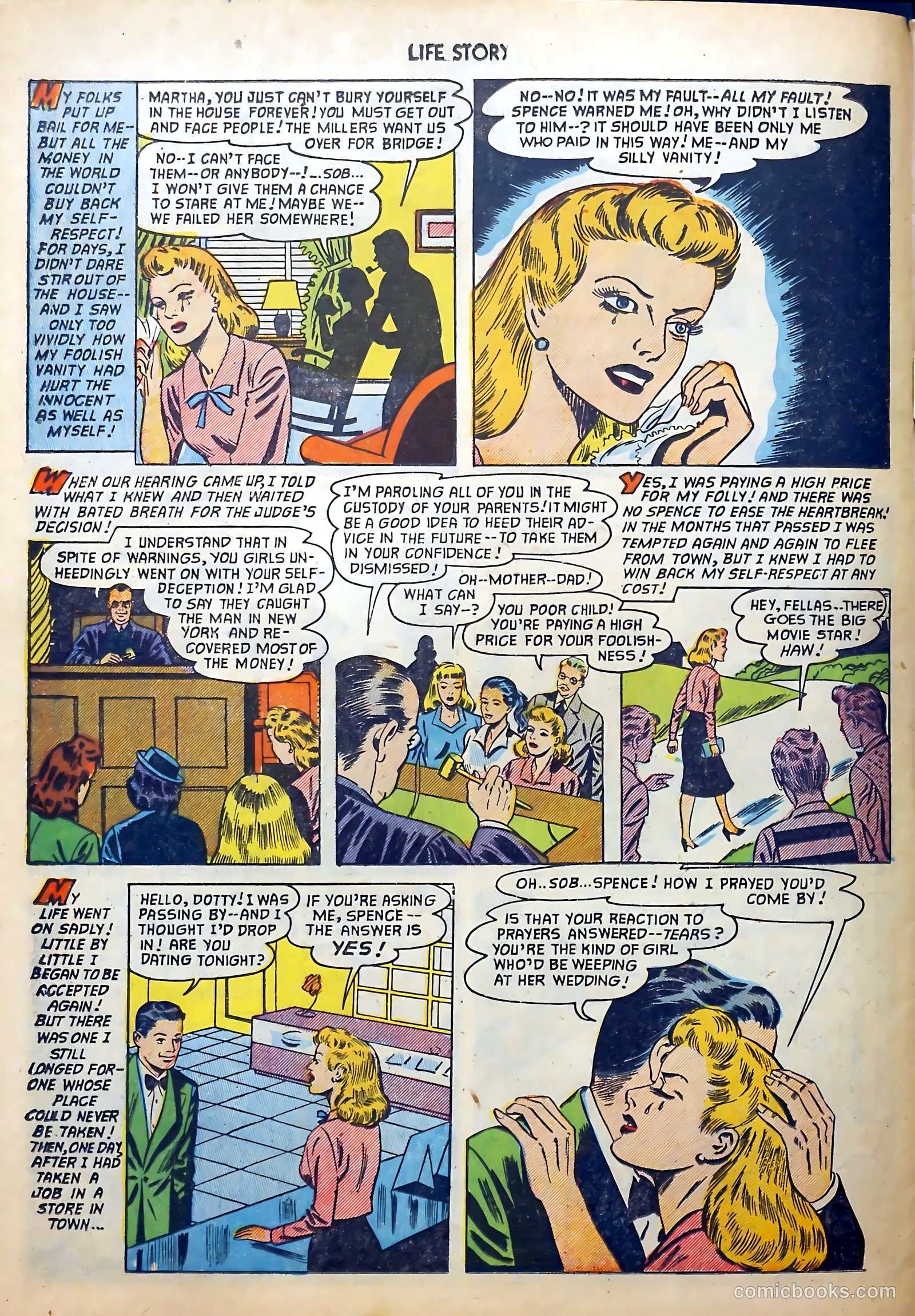 Life Story #42 (1952) — page 34 of 36