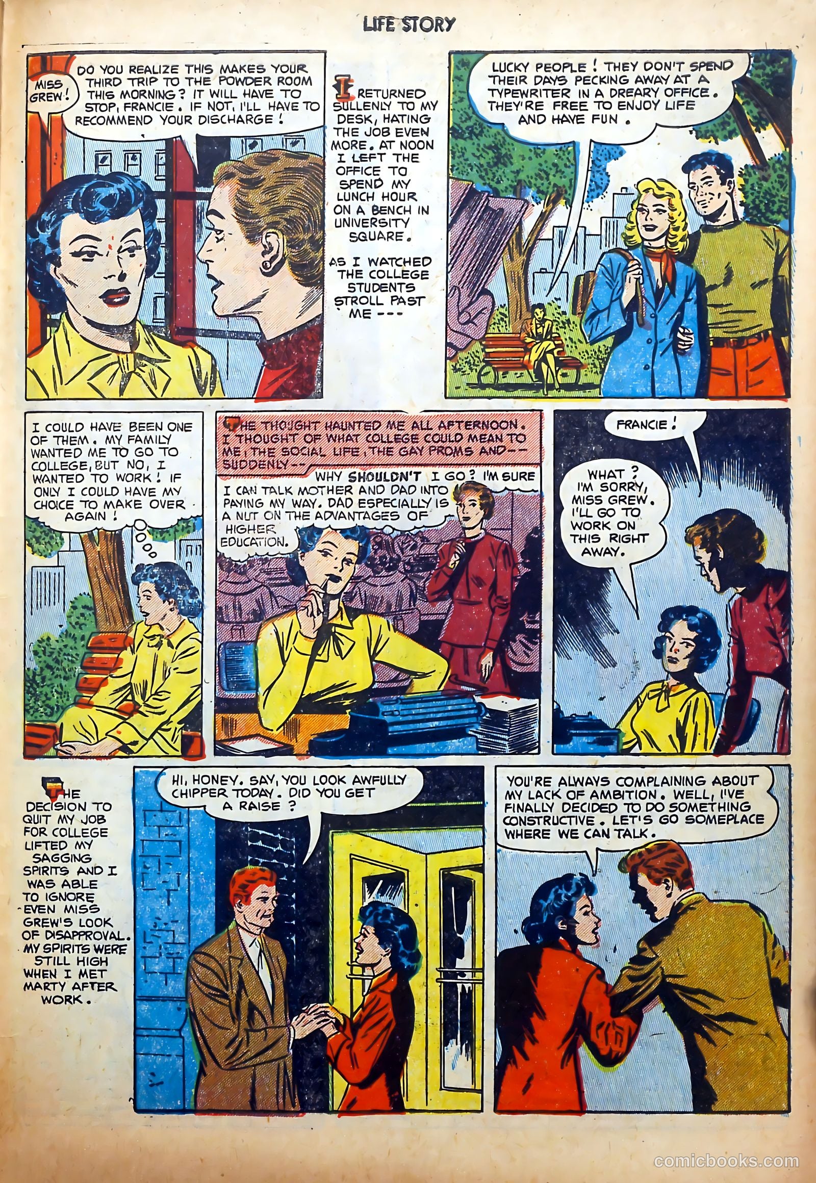 Life Story #44 (1952) — page 27 of 36