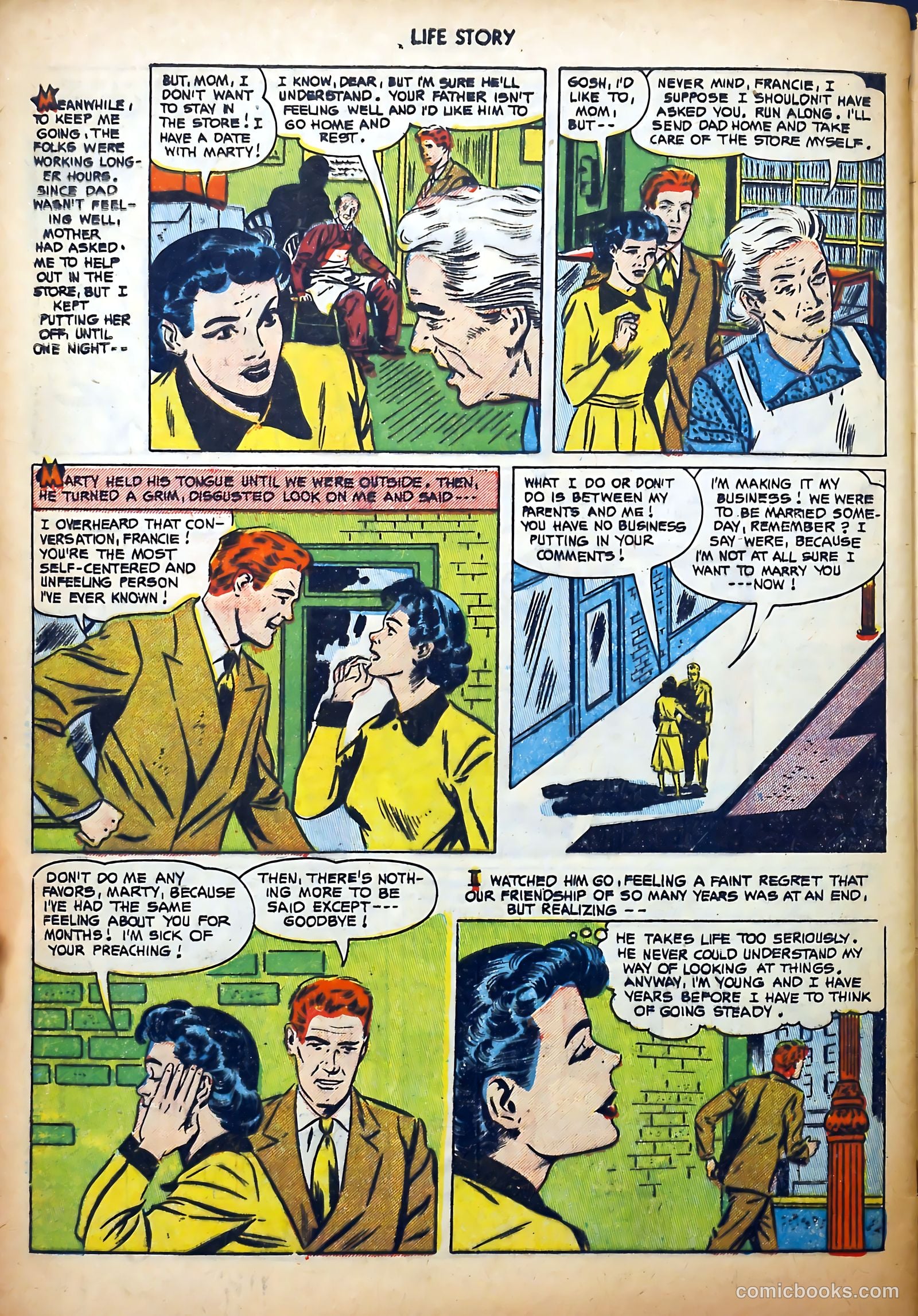 Life Story #44 (1952) — page 32 of 36