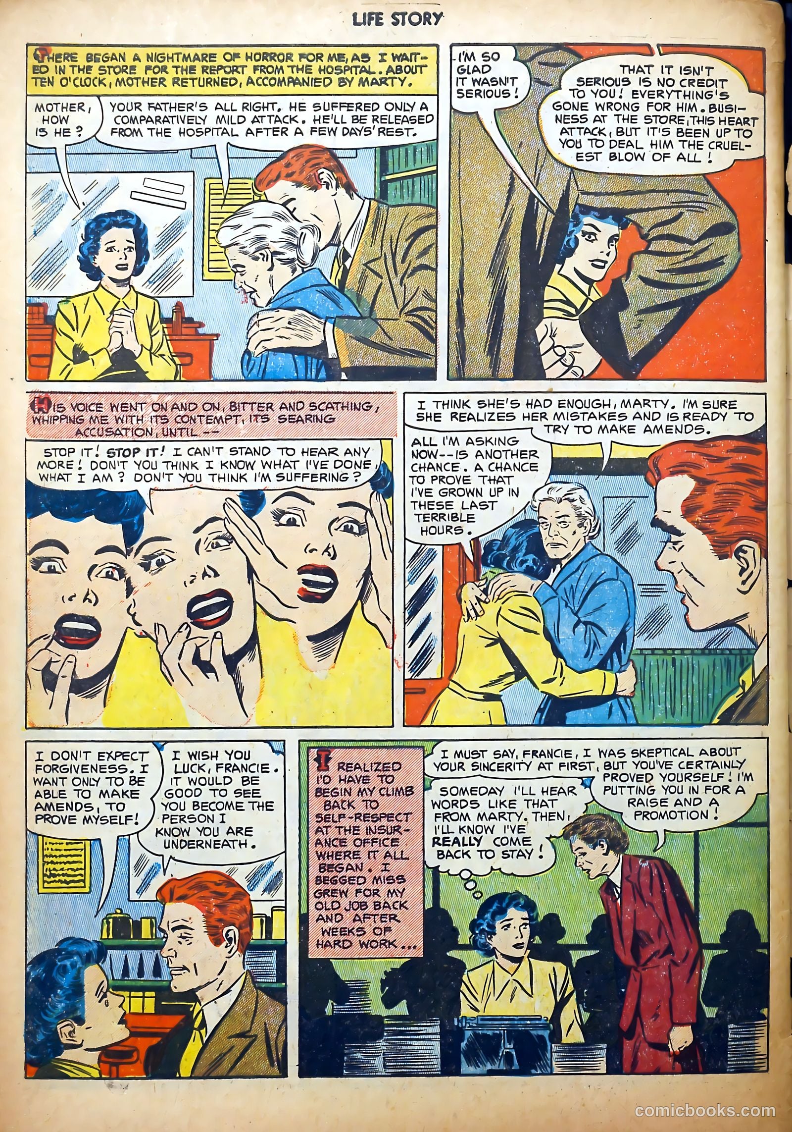 Life Story #44 (1952) — page 34 of 36