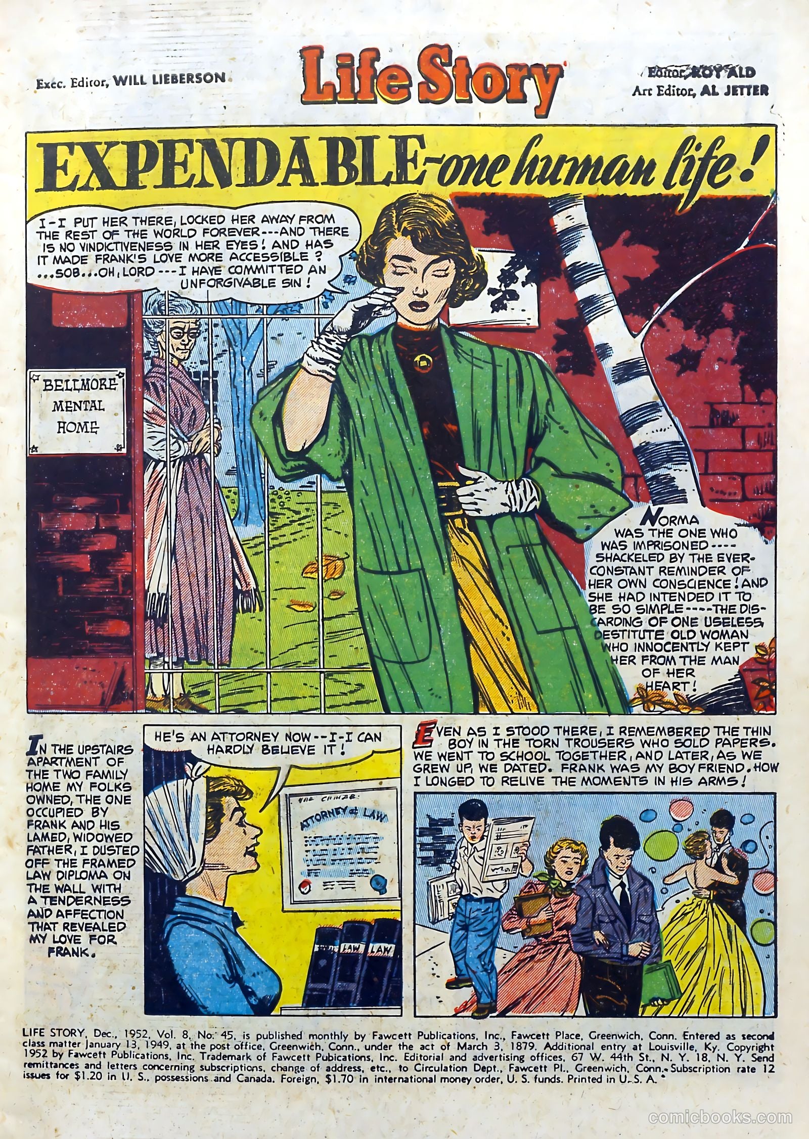 Life Story #45 (1952) — page 3 of 36