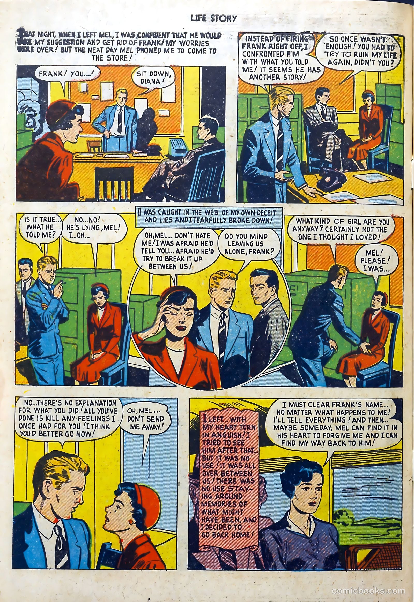 Life Story #45 (1952) — page 34 of 36