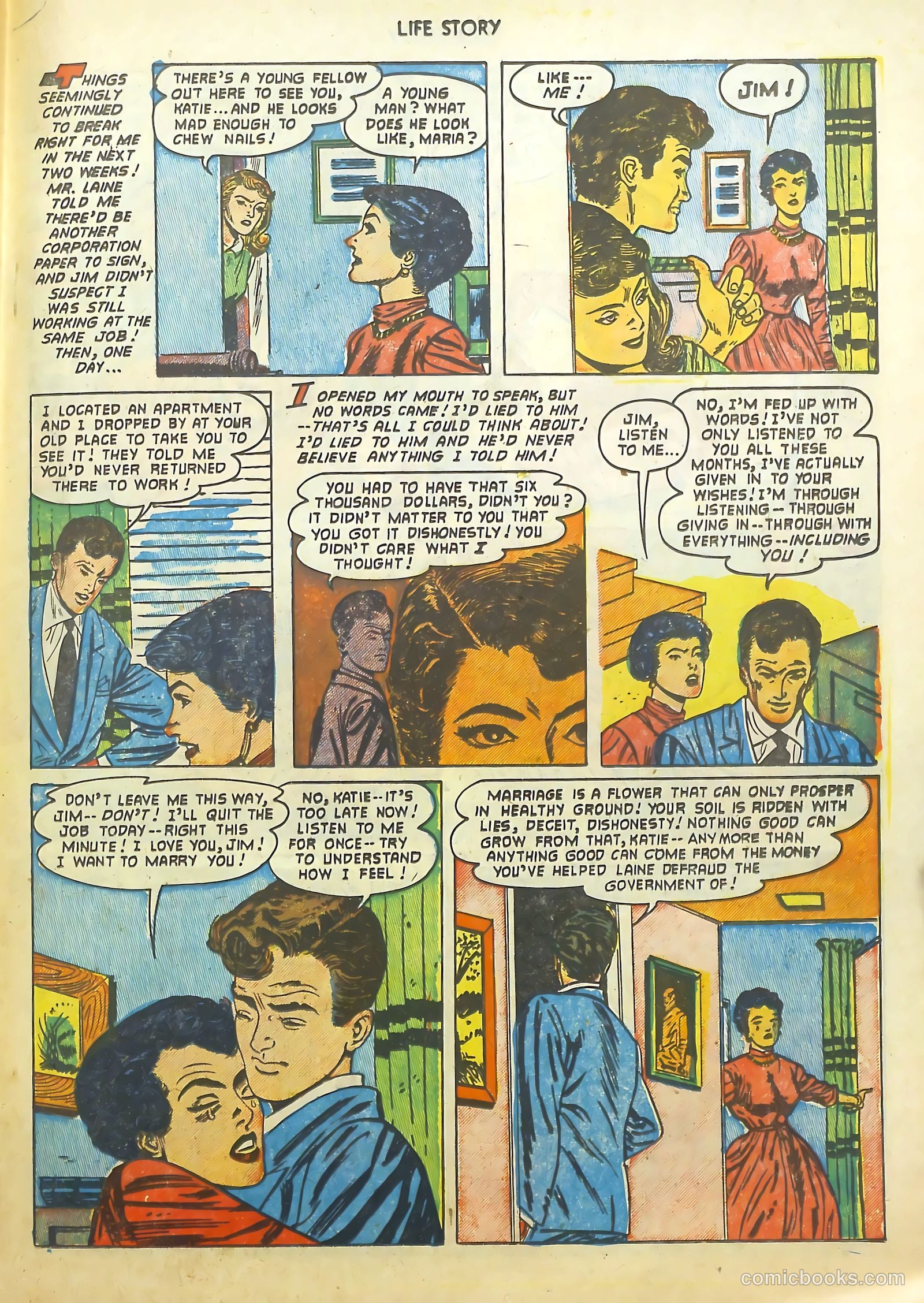 Life Story #46 (1953) — page 19 of 36