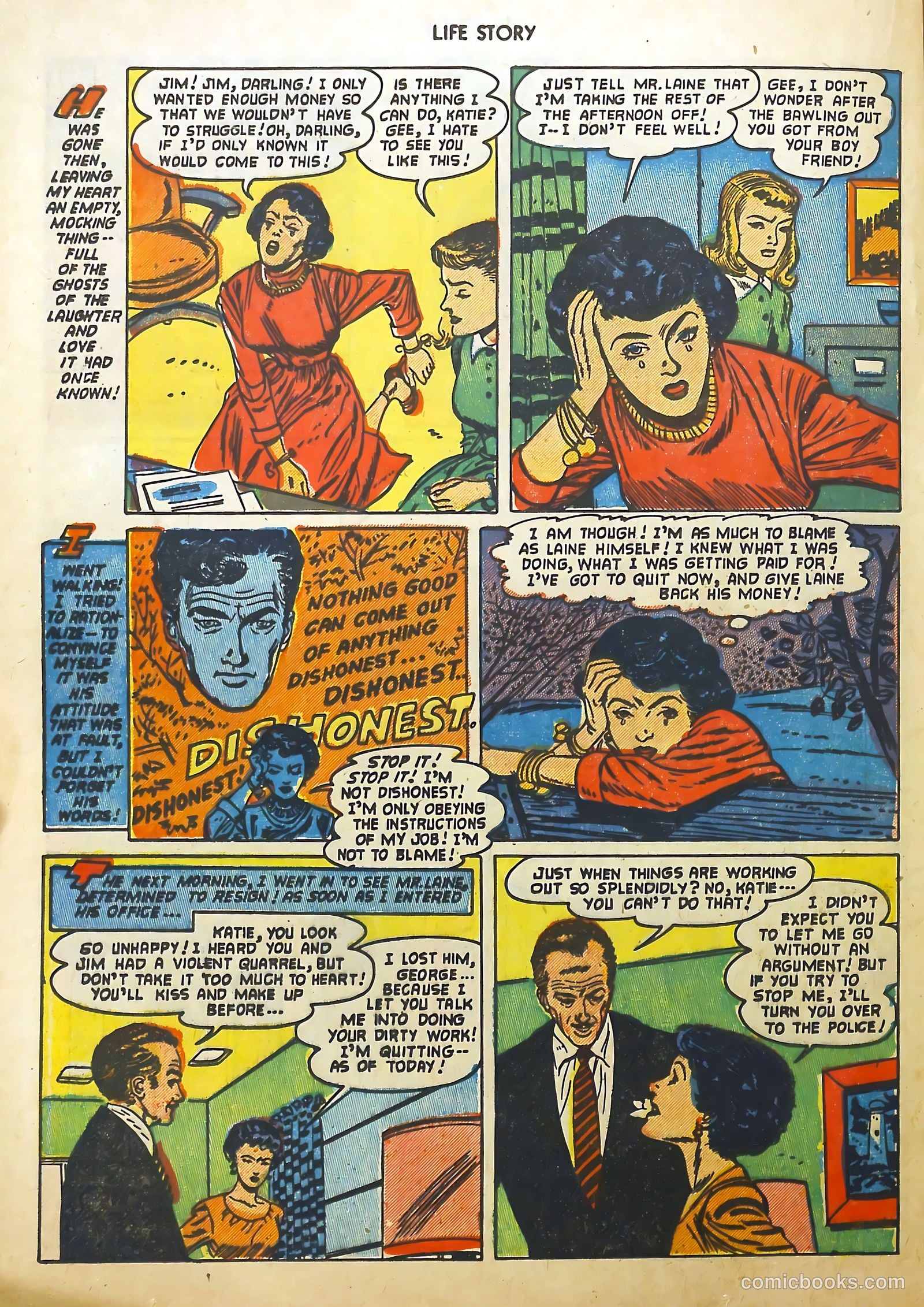 Life Story #46 (1953) — page 20 of 36