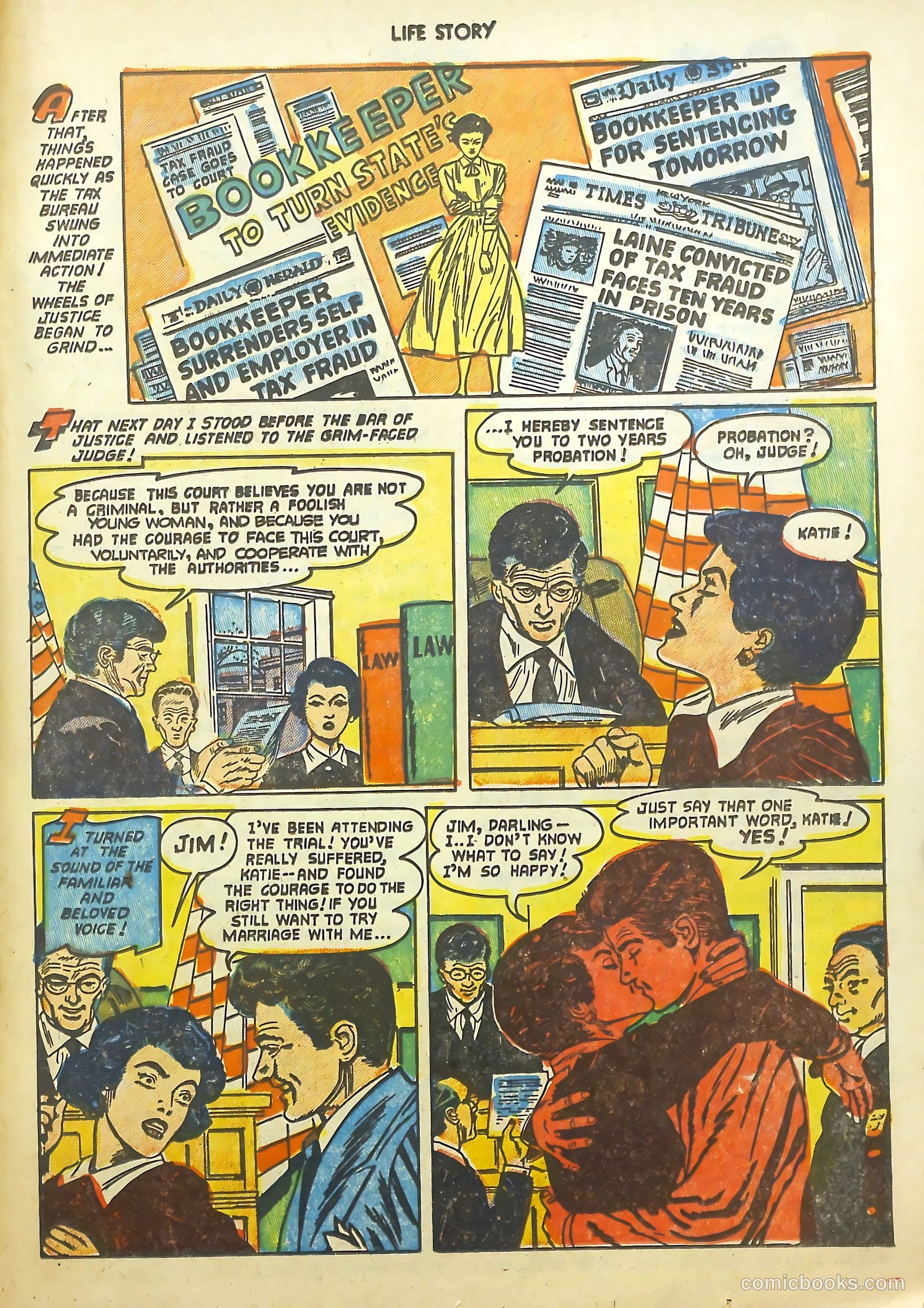Life Story #46 (1953) — page 23 of 36
