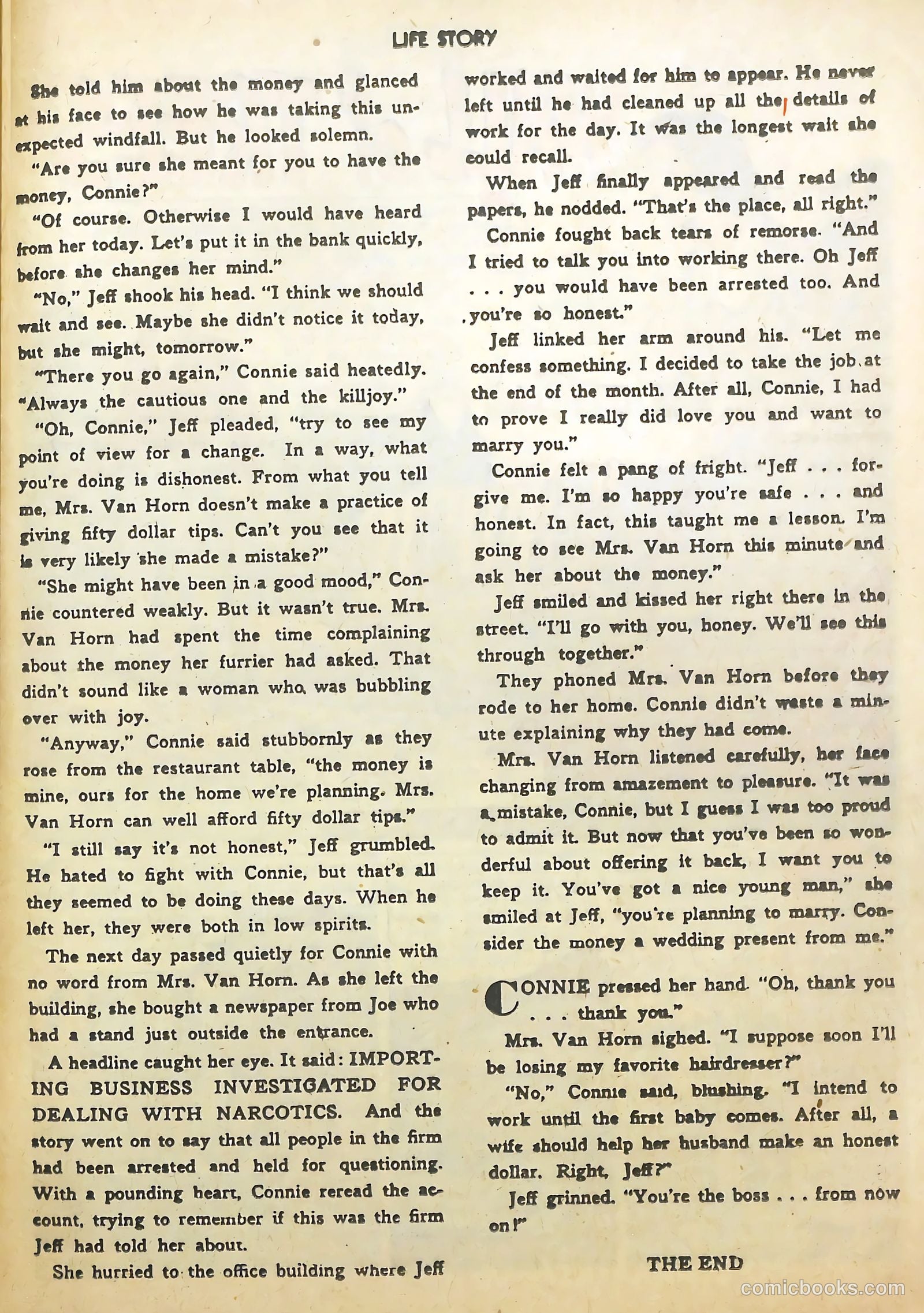 Life Story #46 (1953) — page 25 of 36