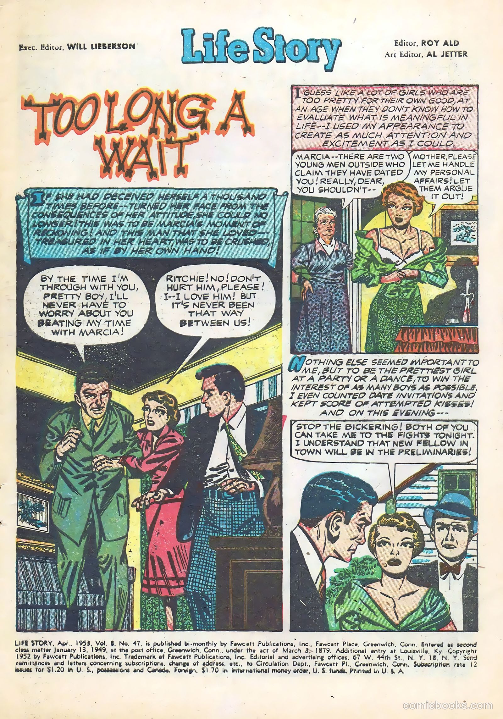 Life Story #47 (1953) — page 3 of 36