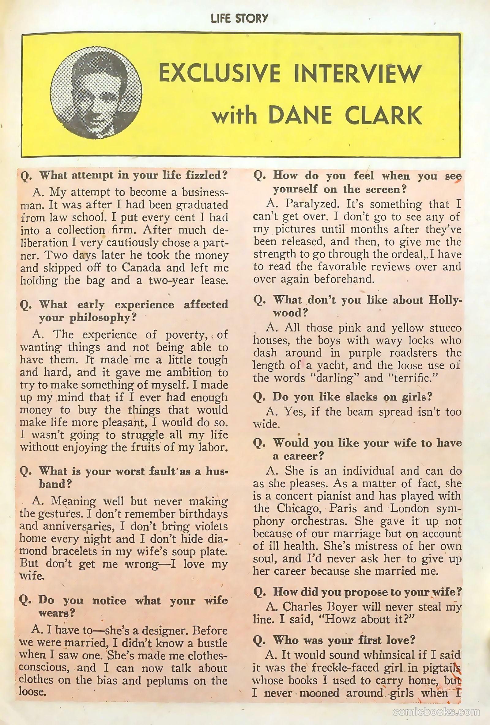 Life Story #6 (1949) — page 39 of 52