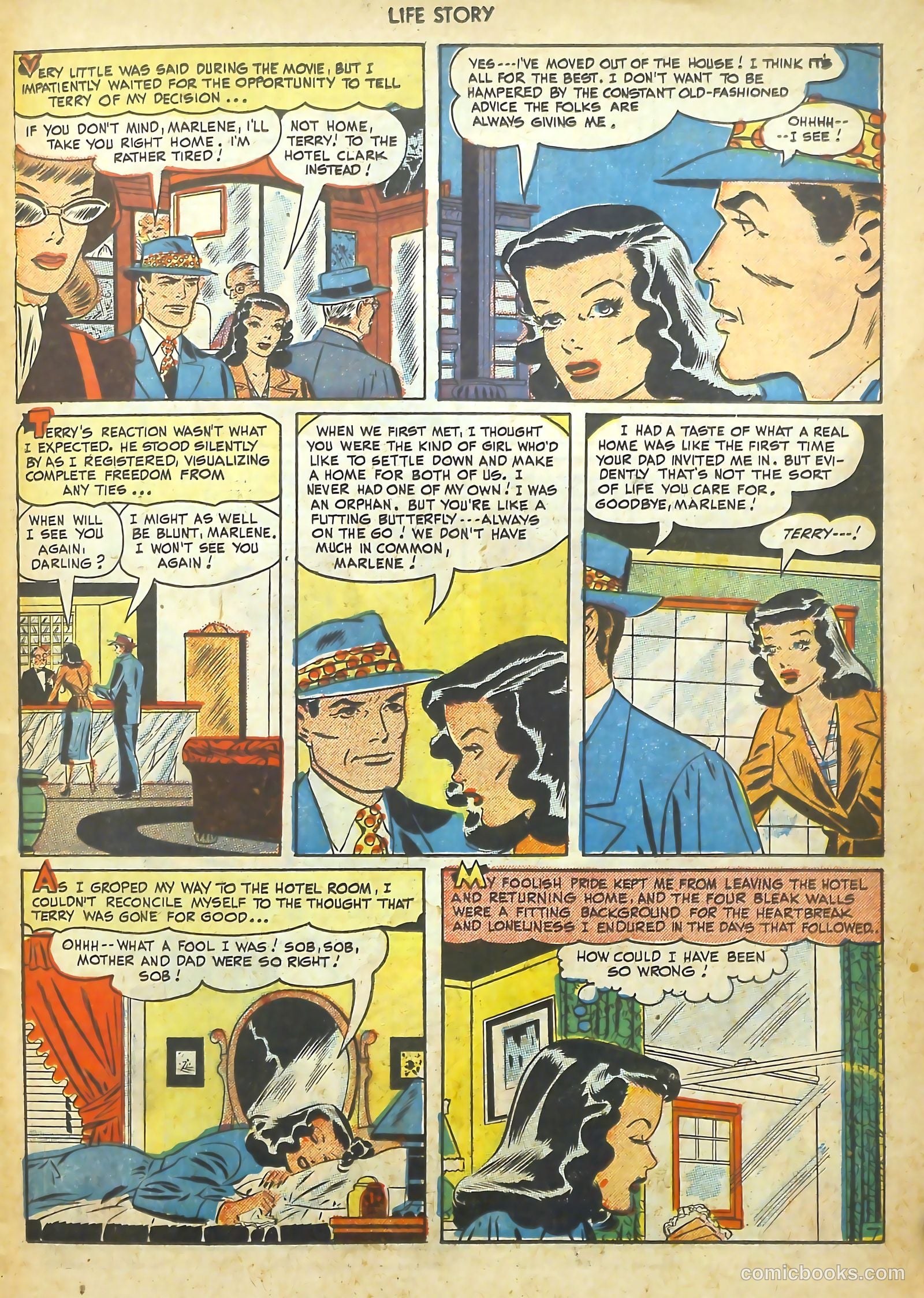 Life Story #7 (1949) — page 33 of 36