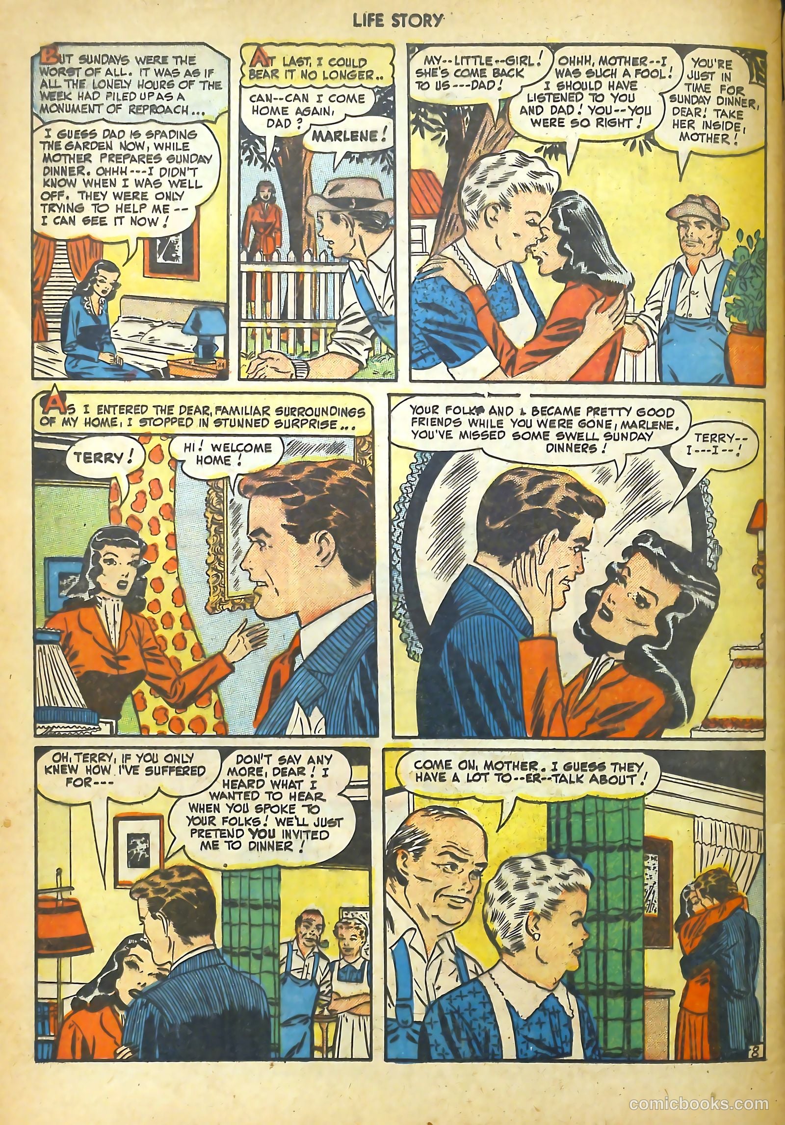 Life Story #7 (1949) — page 34 of 36
