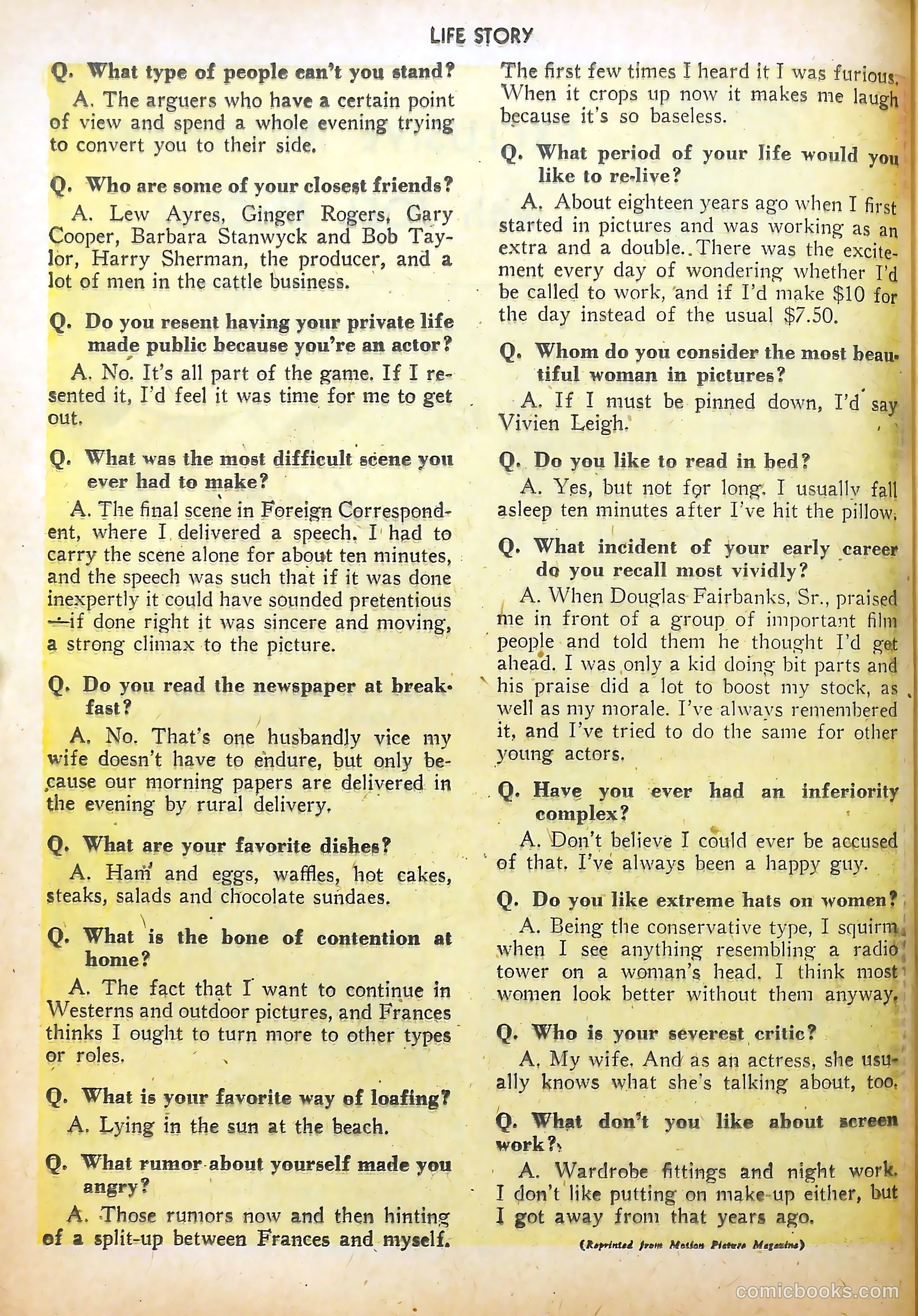 Life Story #8 (1949) — page 40 of 52