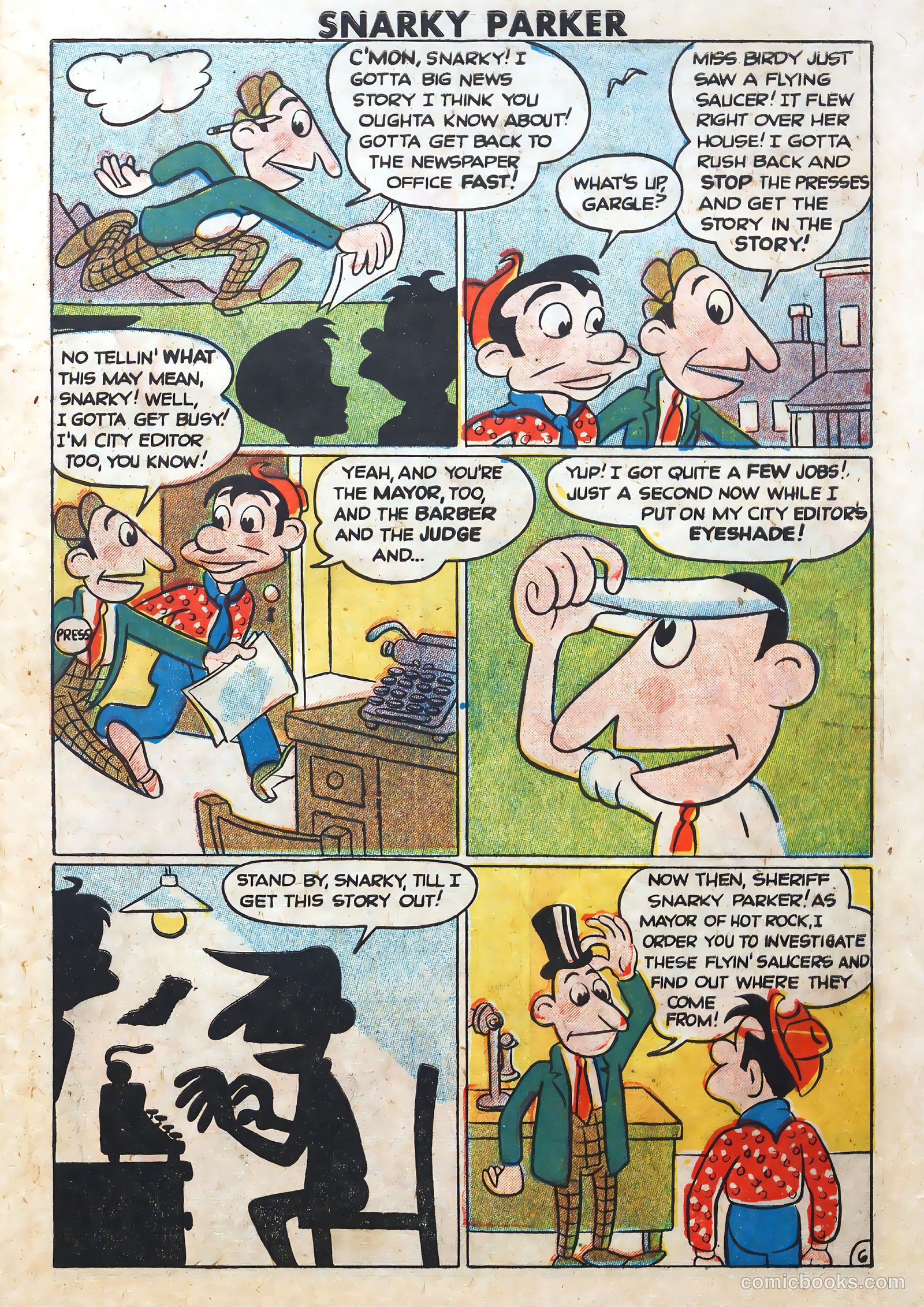 Life with Snarky Parker #1 (1950) — page 7 of 36