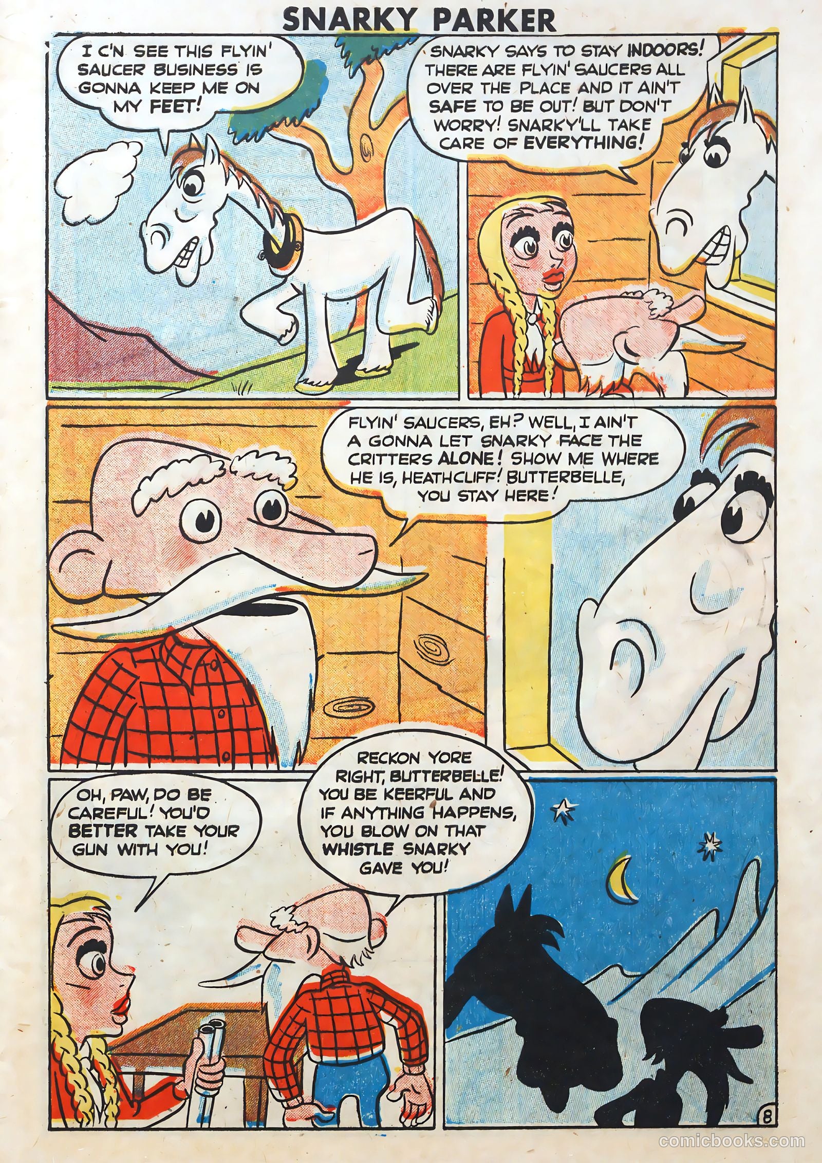 Life with Snarky Parker #1 (1950) — page 9 of 36