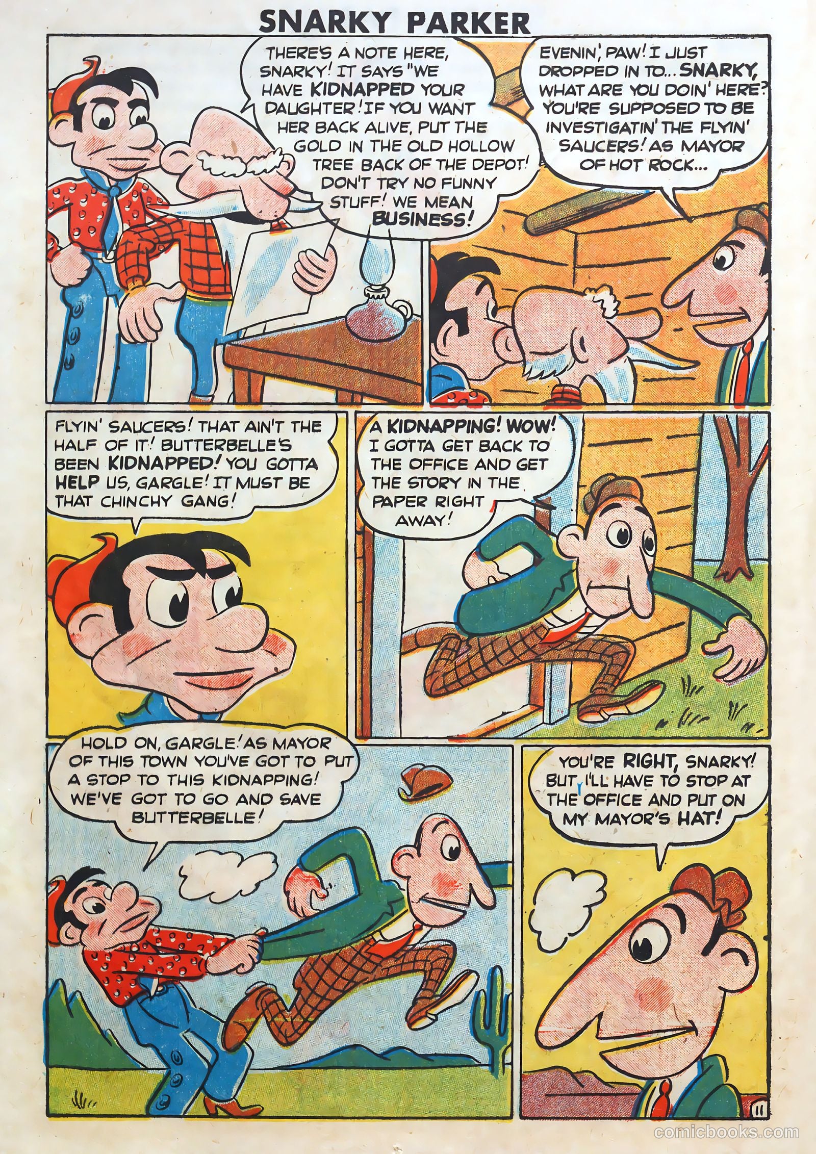 Life with Snarky Parker #1 (1950) — page 12 of 36