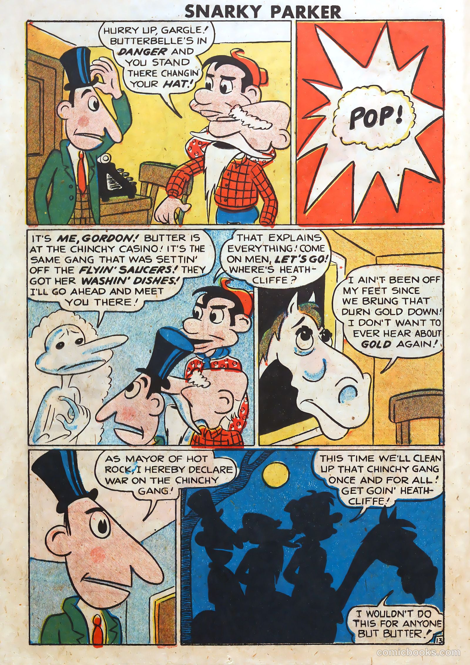 Life with Snarky Parker #1 (1950) — page 14 of 36