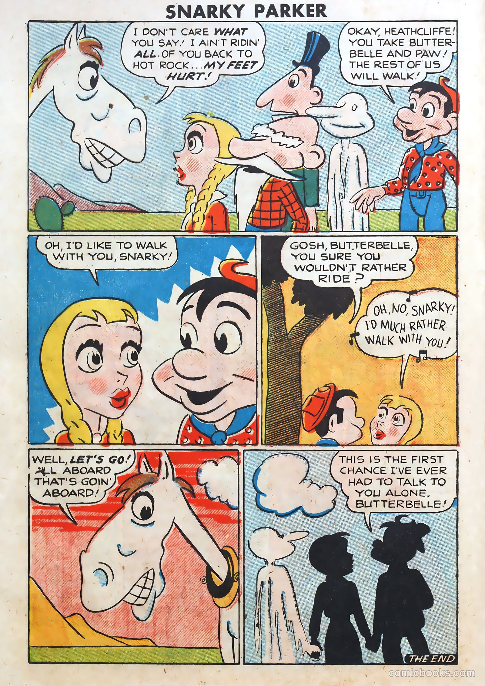 Life with Snarky Parker #1 (1950) — page 16 of 36