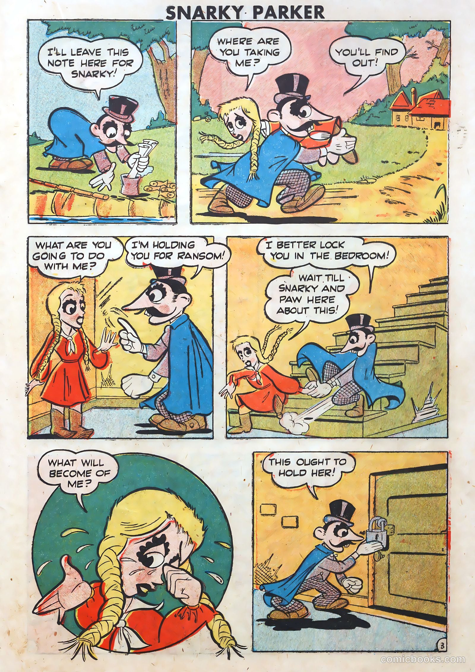 Life with Snarky Parker #1 (1950) — page 21 of 36