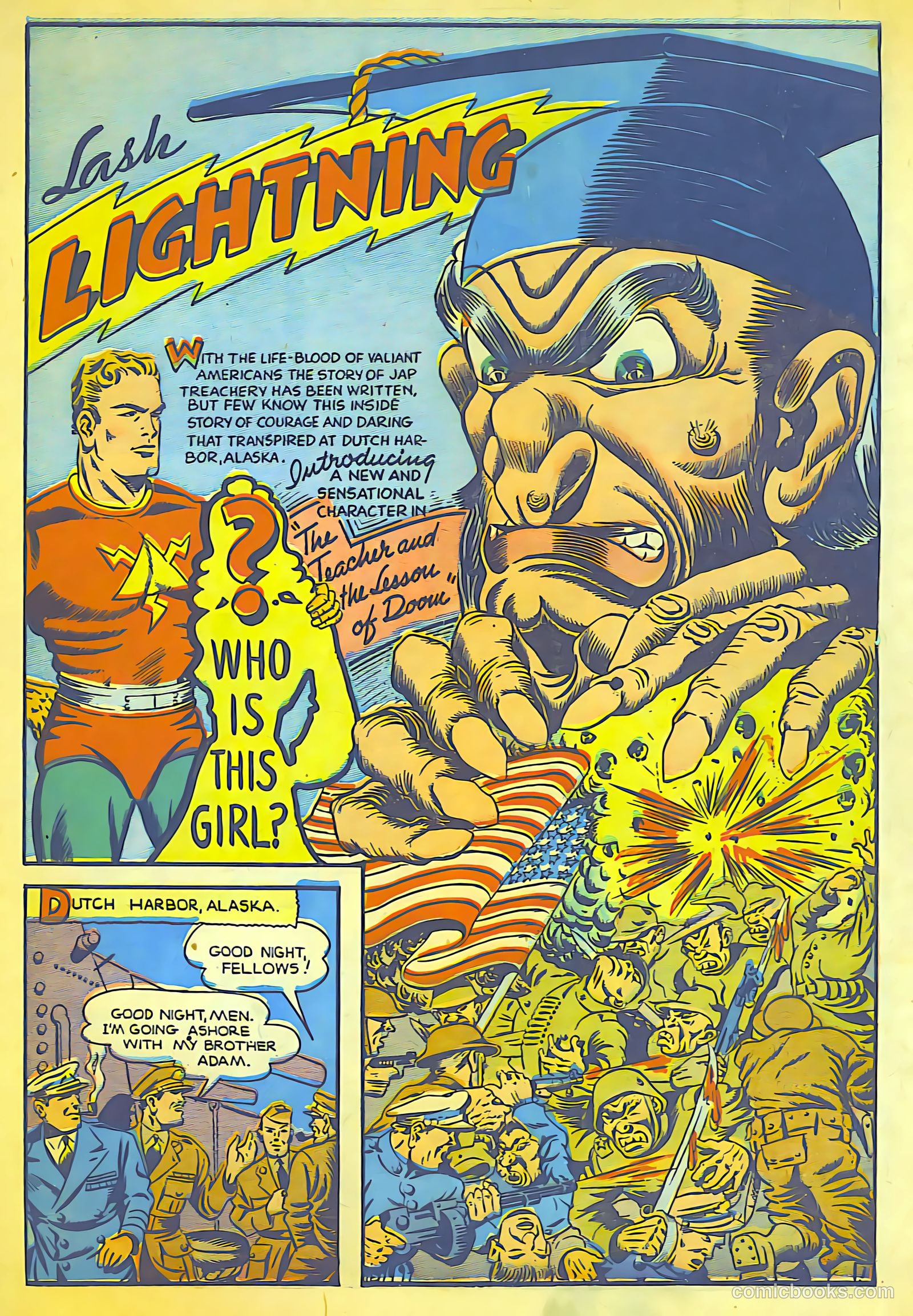Lightning Comics #1 (1942) — page 3 of 66