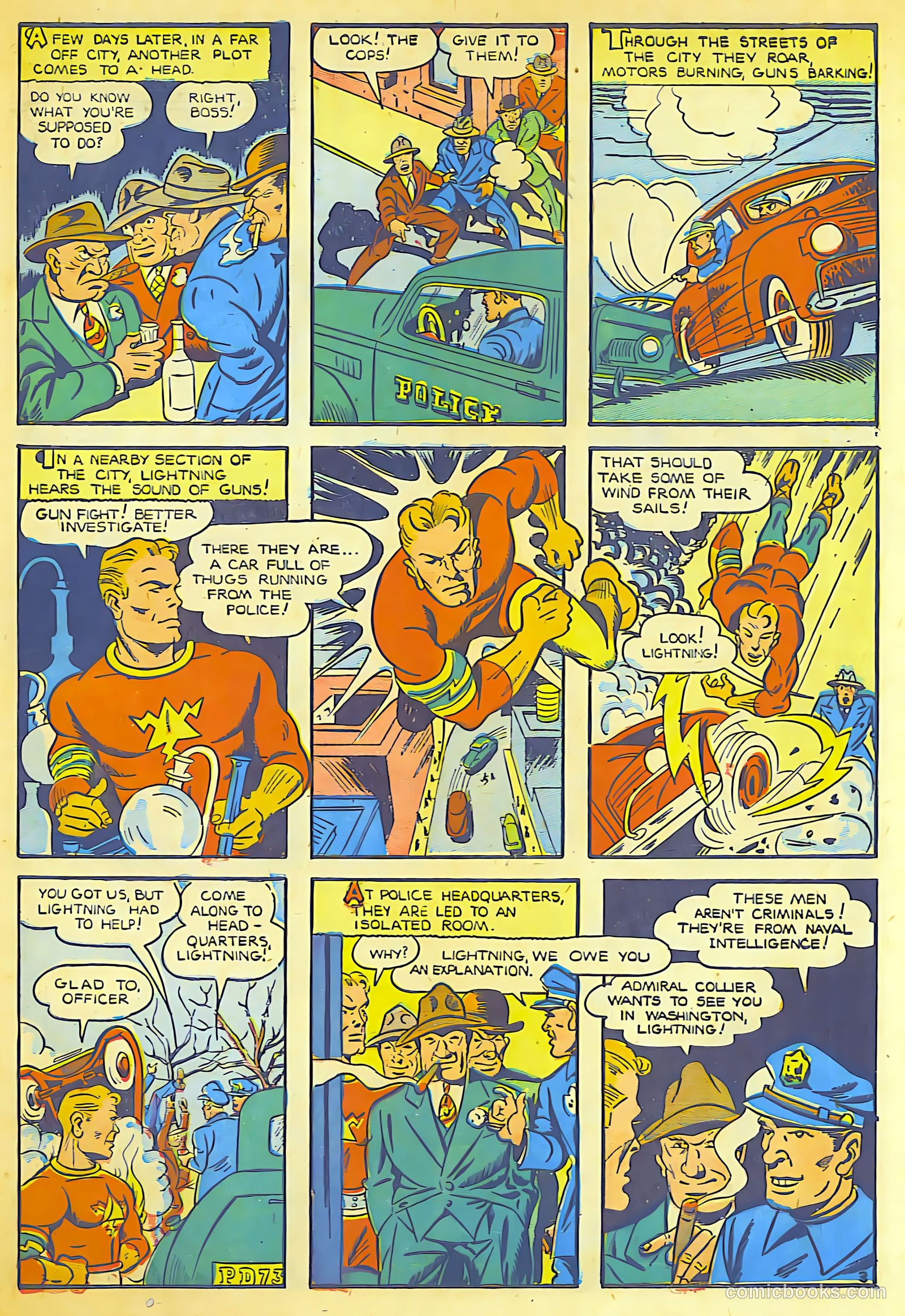 Lightning Comics #1 (1942) — page 5 of 66