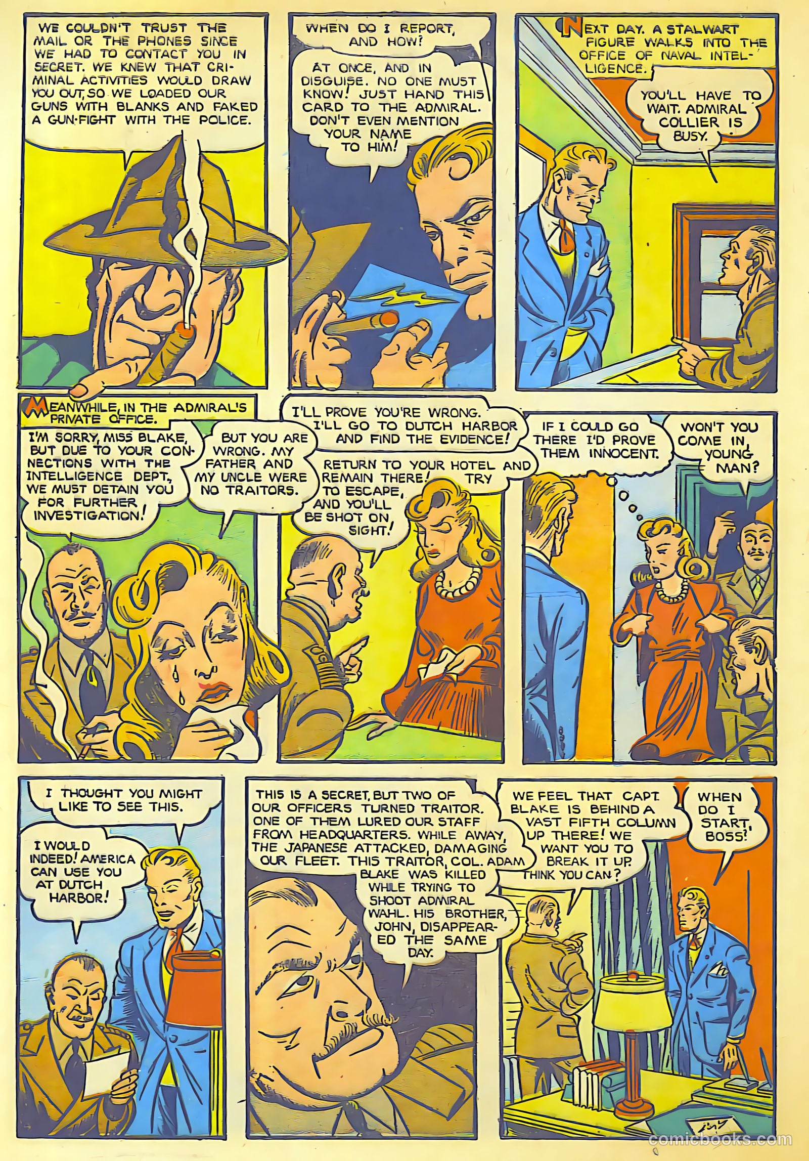 Lightning Comics #1 (1942) — page 6 of 66