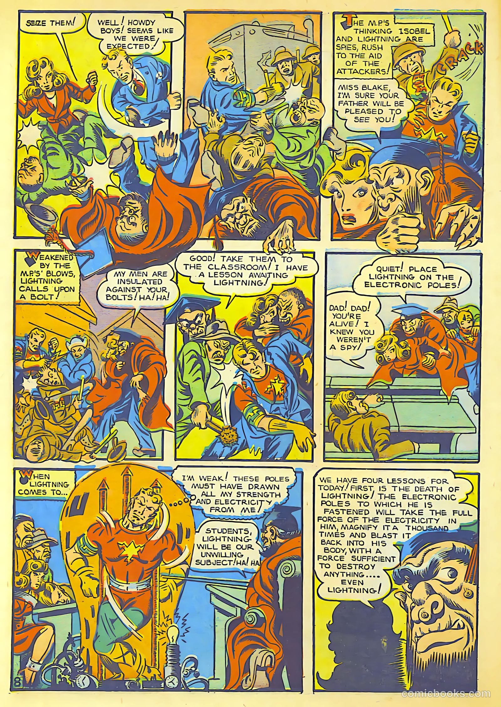 Lightning Comics #1 (1942) — page 10 of 66