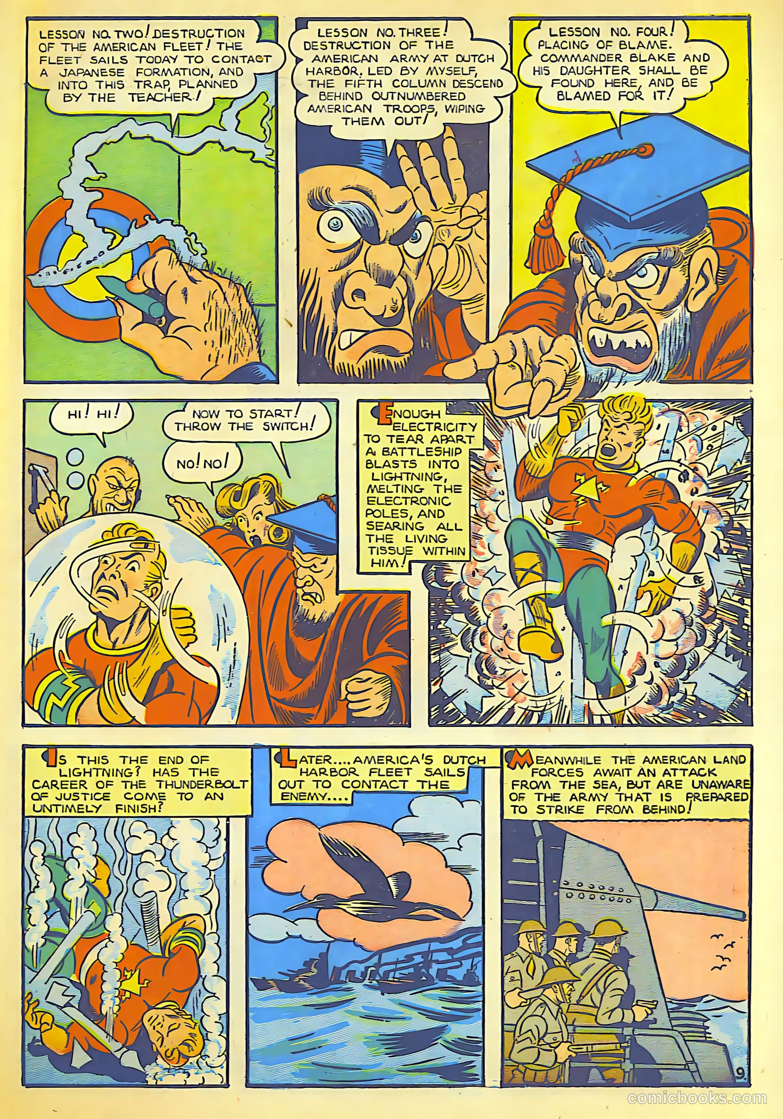 Lightning Comics #1 (1942) — page 11 of 66
