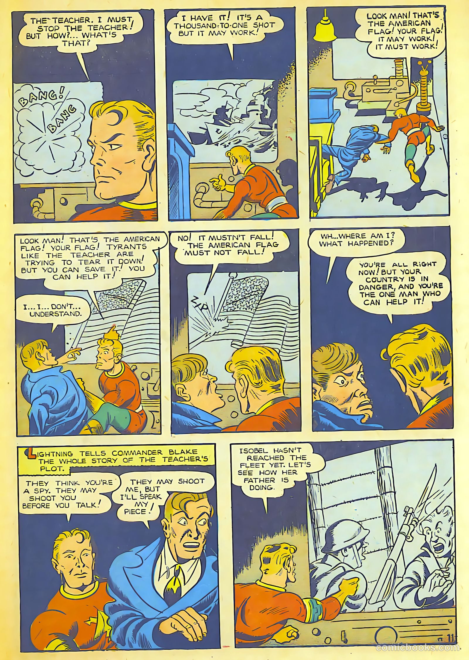 Lightning Comics #1 (1942) — page 13 of 66