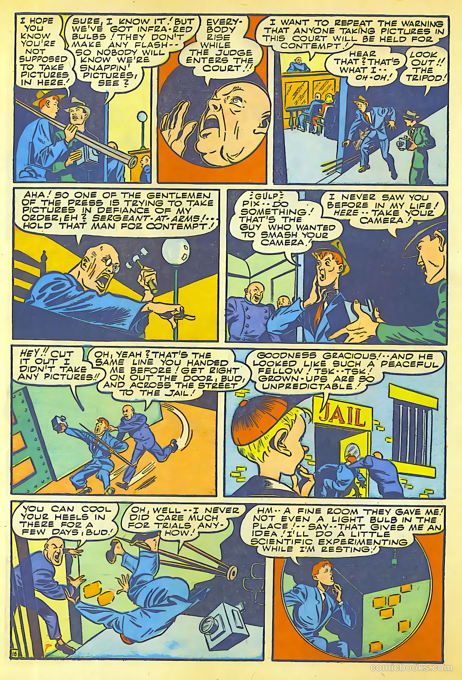 Lightning Comics #1 (1942) — page 18 of 66