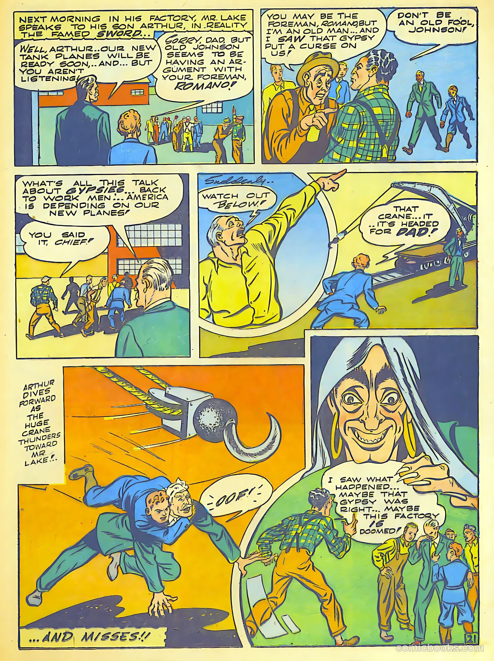 Lightning Comics #1 (1942) — page 23 of 66