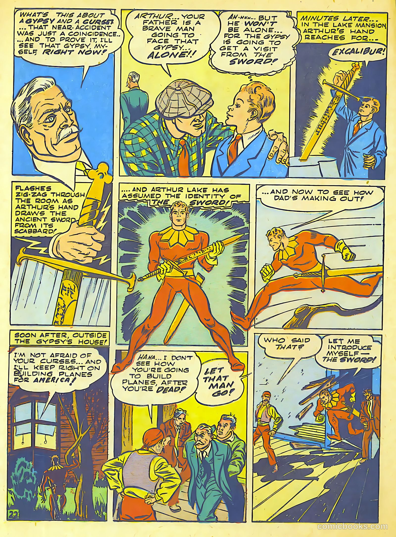 Lightning Comics #1 (1942) — page 24 of 66