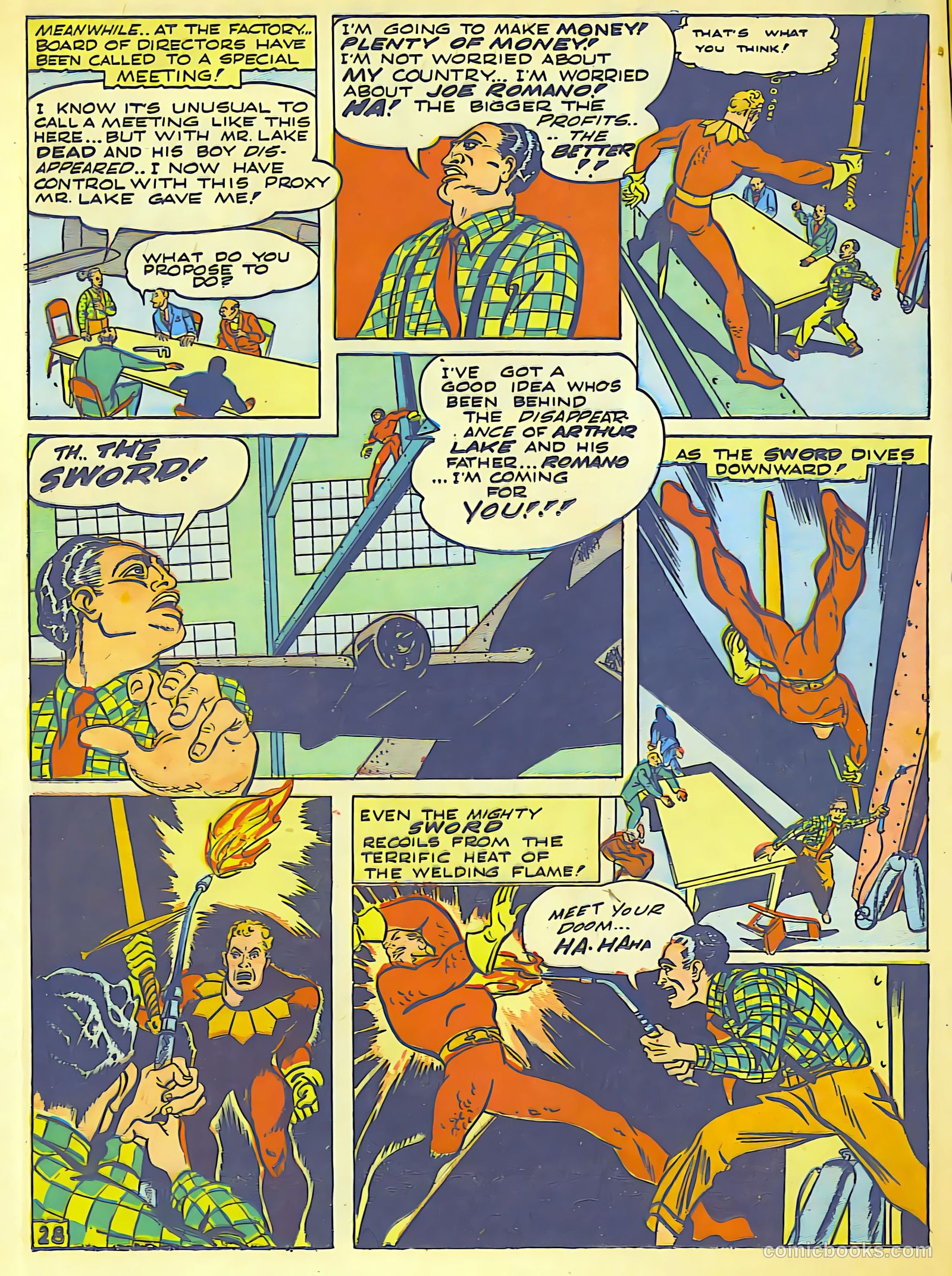 Lightning Comics #1 (1942) — page 30 of 66