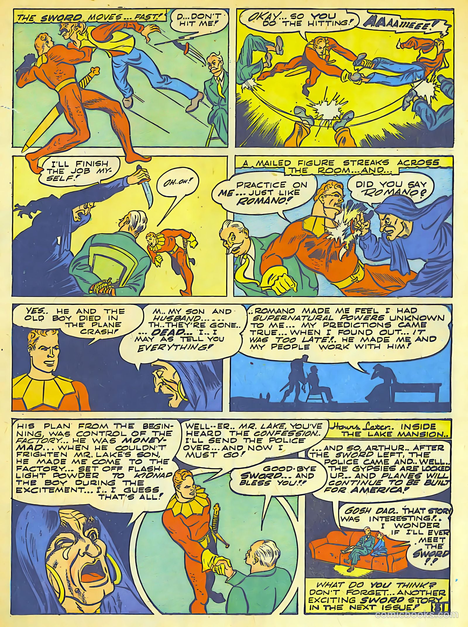 Lightning Comics #1 (1942) — page 33 of 66
