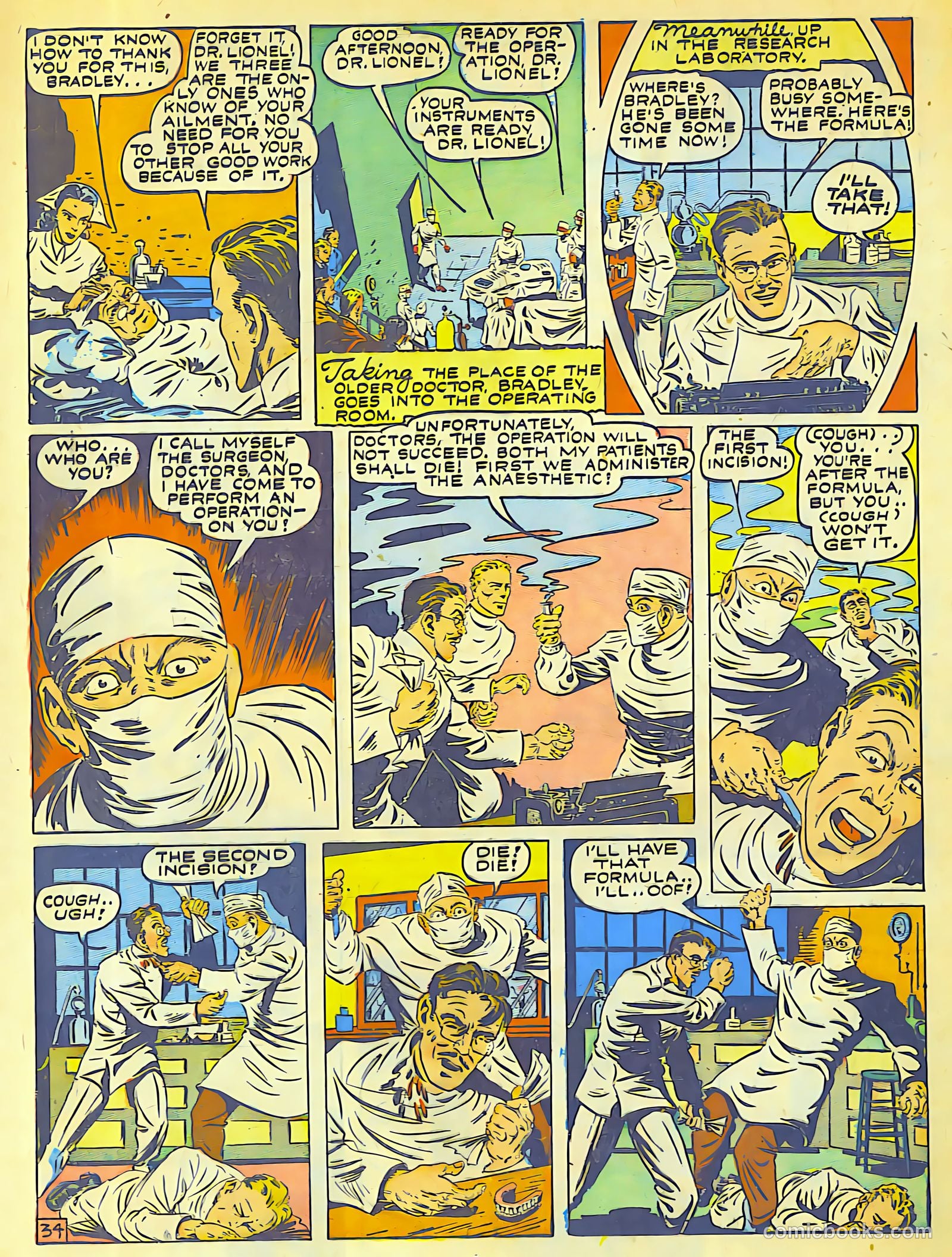 Lightning Comics #1 (1942) — page 36 of 66