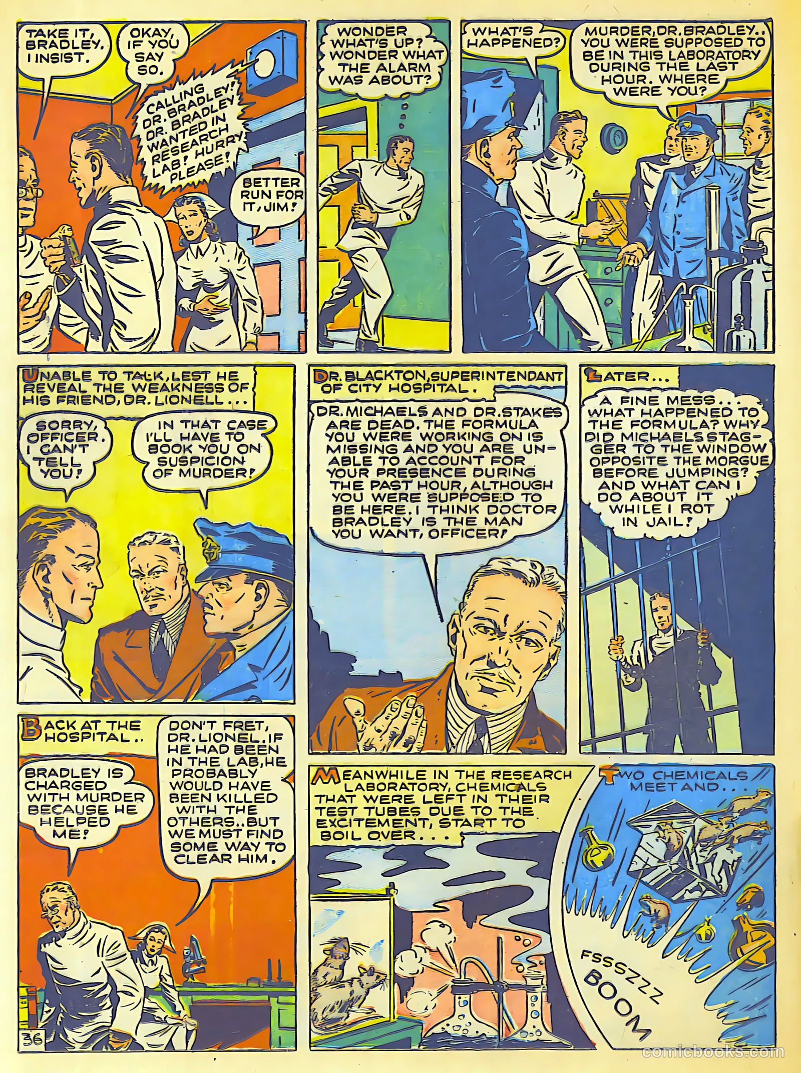 Lightning Comics #1 (1942) — page 38 of 66