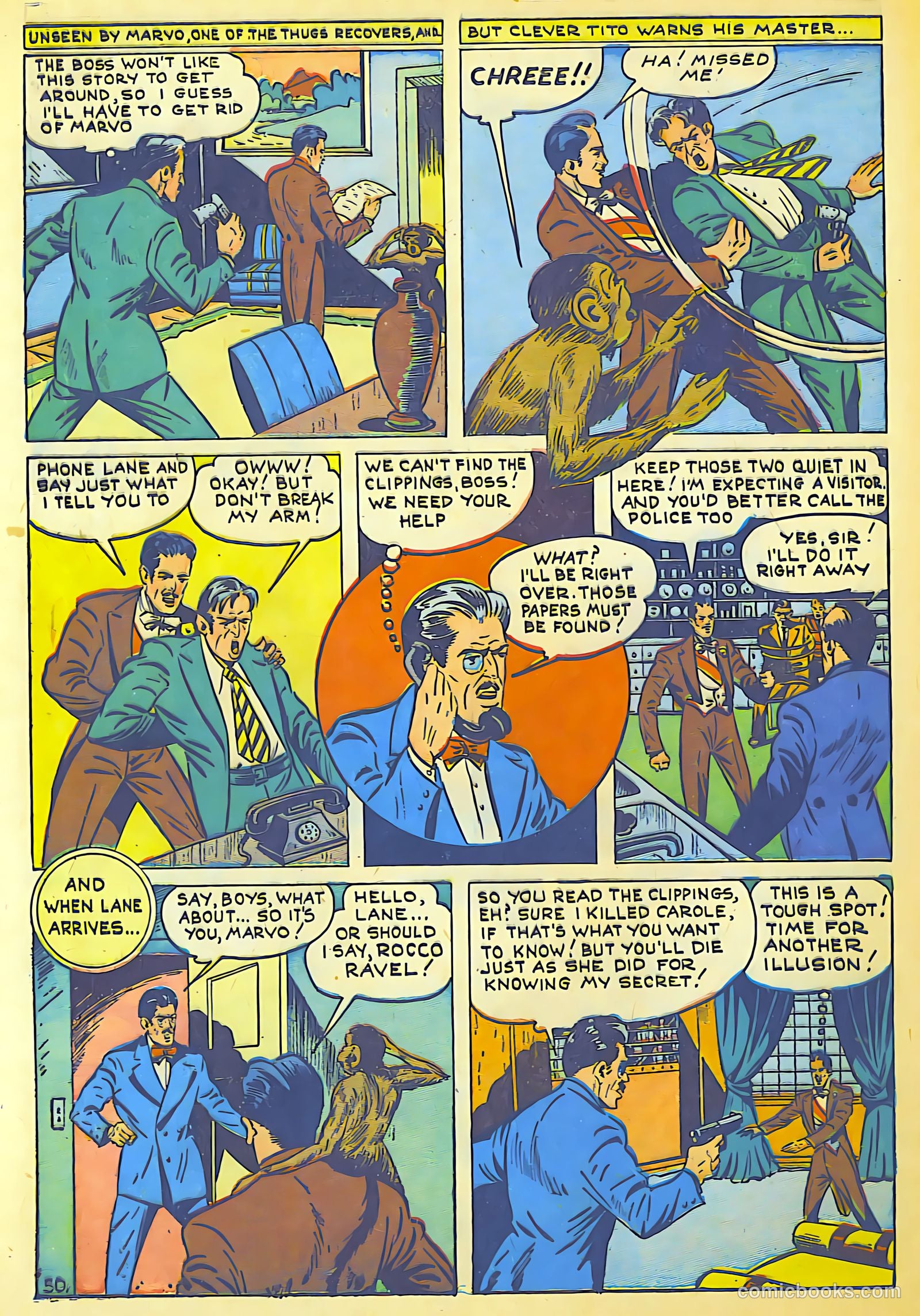 Lightning Comics #1 (1942) — page 50 of 66
