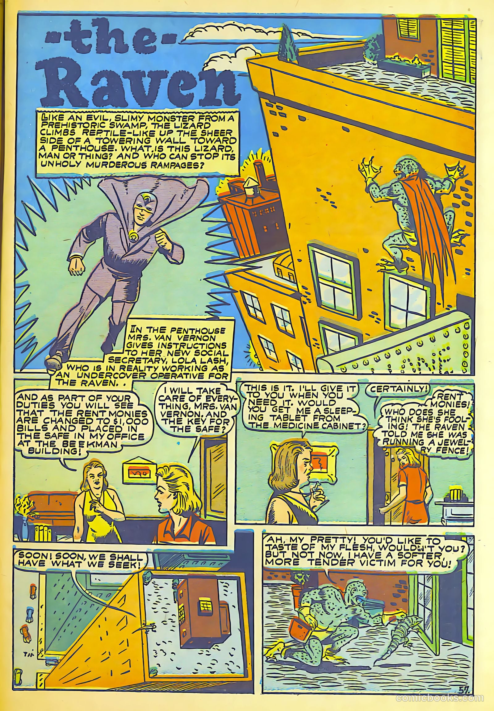 Lightning Comics #1 (1942) — page 57 of 66