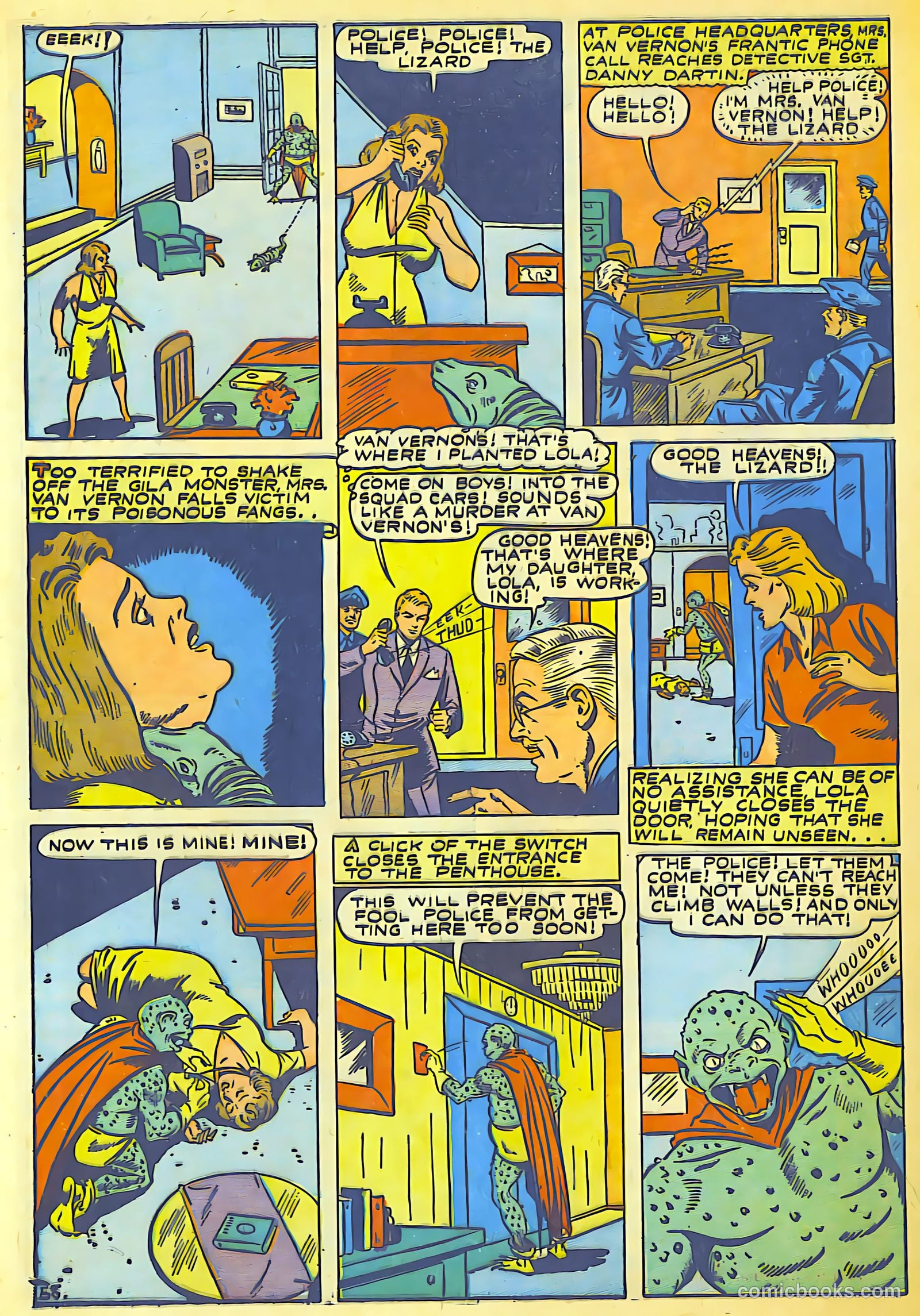 Lightning Comics #1 (1942) — page 58 of 66